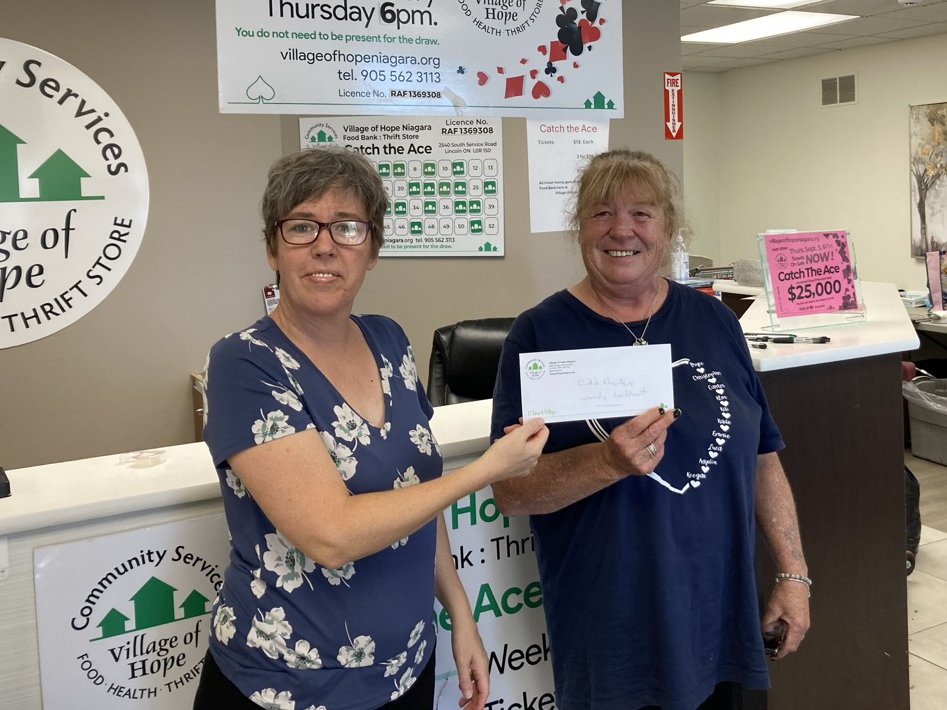 August 29 Catch The ACE Lincoln VoHN winner presented cheque