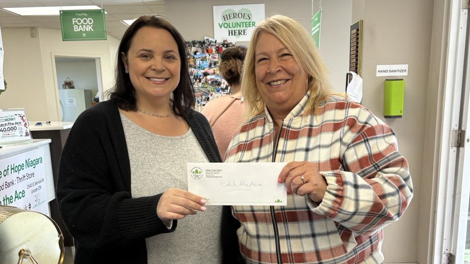 October 31 Catch The ACE Lincoln VoHN winner presented cheque