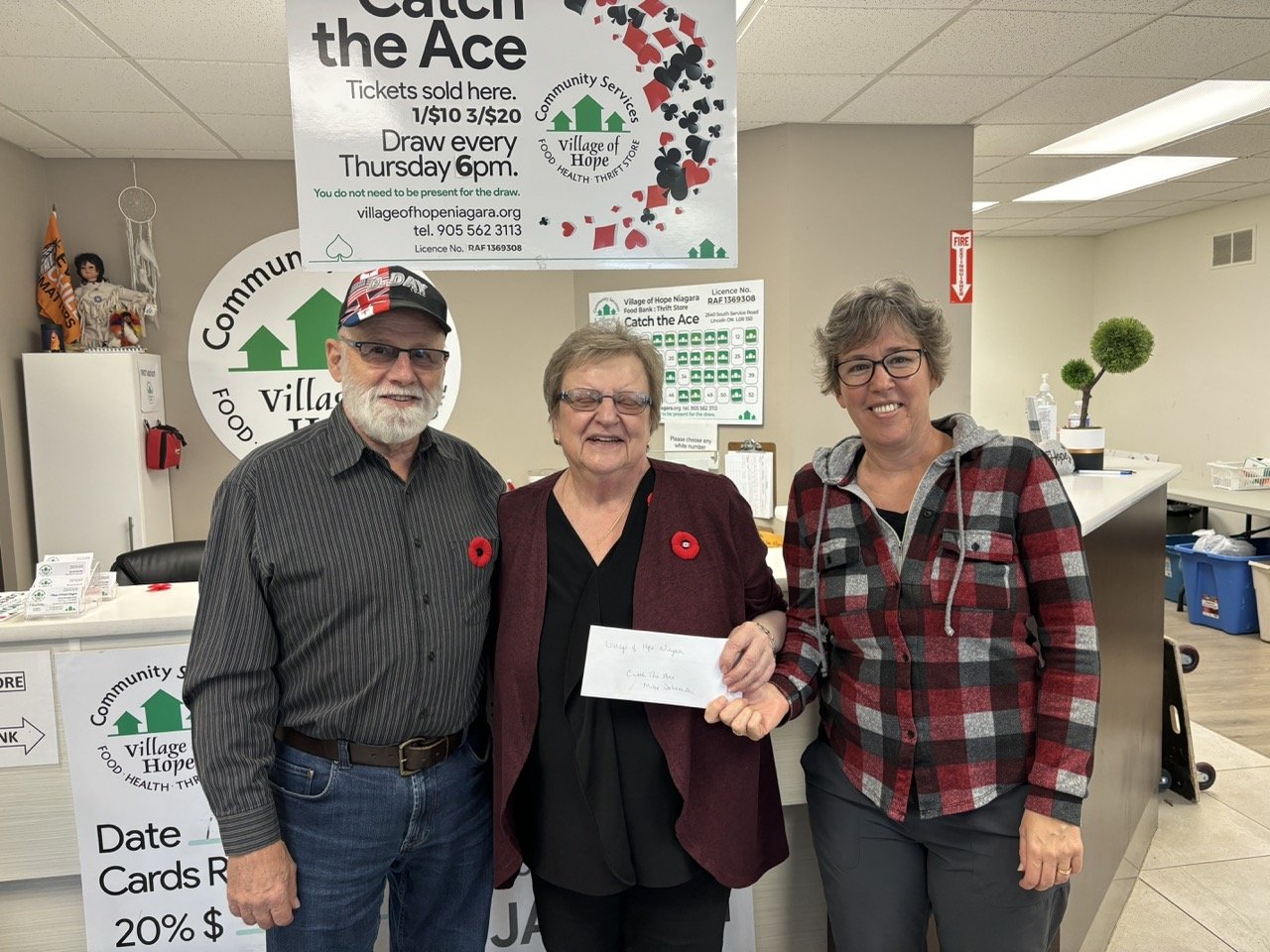 November 7 Catch The ACE Lincoln VoHN winner presented cheque