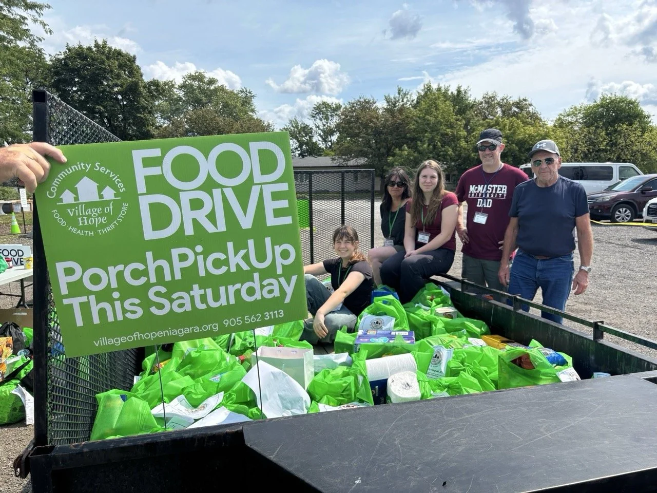 Overwhelming support of our Food Drive by the community - Saturday, 23 August