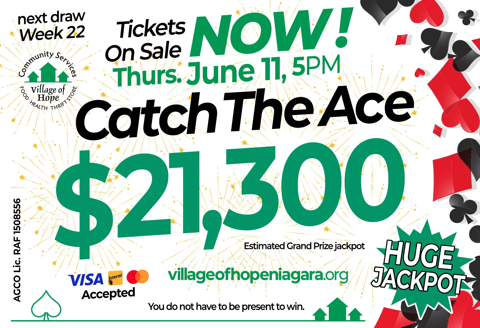 Next Draw - Week 22 - Catch The Ace - June 11