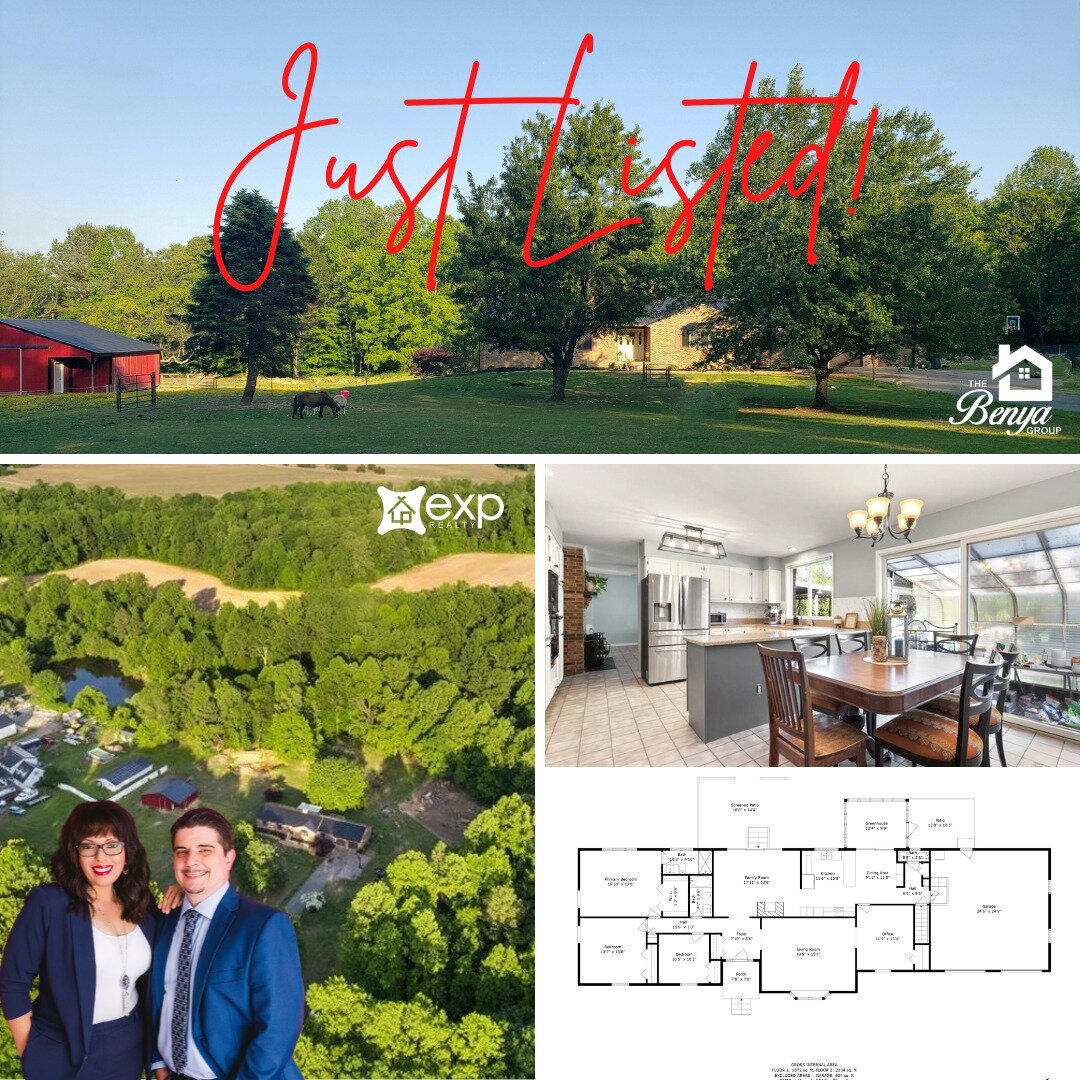 JUST LISTED!  29284 Hearts Desire Dr Mechanicsville MD 20659
$630,000  15.5 acres  3 bed  2.5 bath 
One of a kind property in Mechanicsville! One level living, 2400 sqft main level with a 2400 sqft unfinished basement, 2 car garage and over 15 acres 