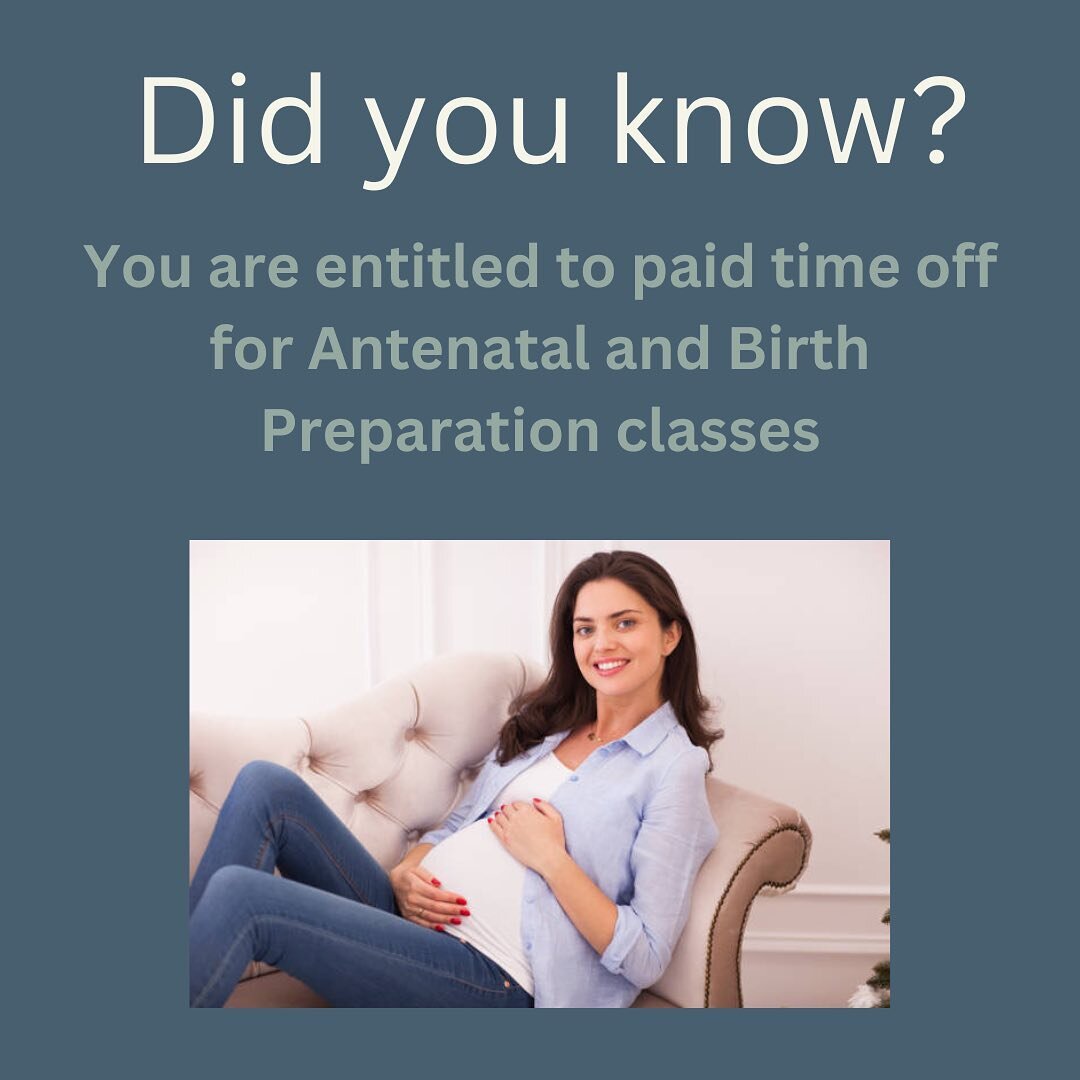 Did You know?

While you're pregnant you can take paid time off work for antenatal appointments your doctor, nurse or midwife recommends. This might include parenting or relaxation classes as well as medical appointments. You have a right to this tim