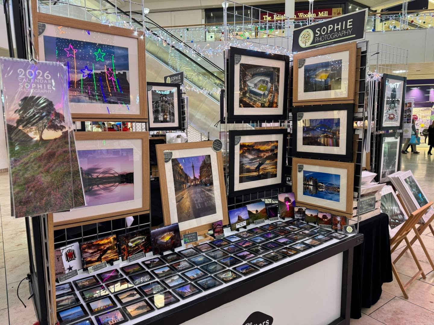 Day 8 at the Metrocentre - the start of Week 2! 🎉
We&rsquo;re set up outside Primark with photos from all around the North East: prints, frames, slate photos, calendars, coasters and more.

Open: Mon&ndash;Fri 9&ndash;9, Sat 9&ndash;7, Sun 11&ndash;