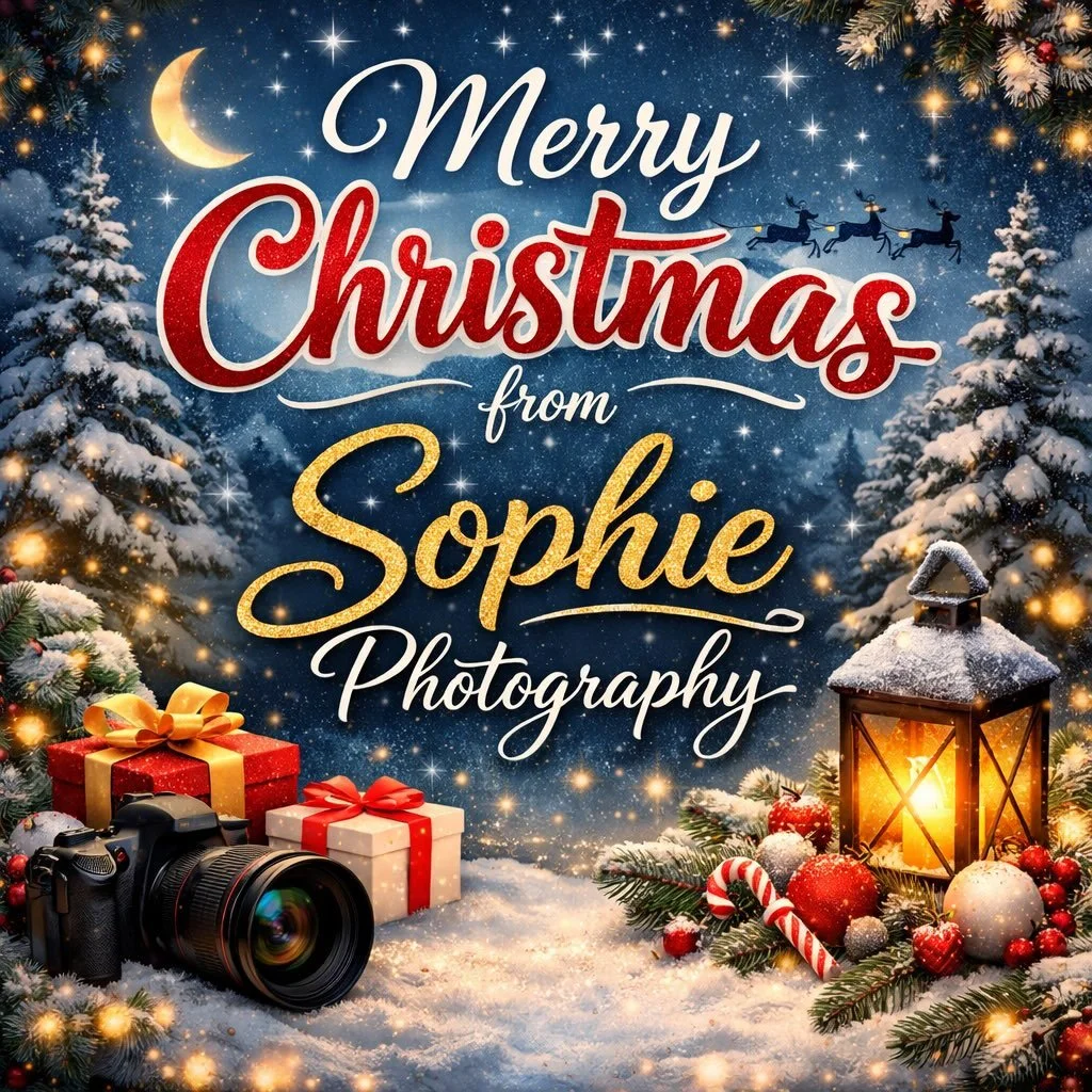 Merry Christmas! 🎄
I hope everyone who wakes up to a Sophie Photography gift under their tree absolutely loves it. Thank you so much for all the support this year - it truly means the world 🤍