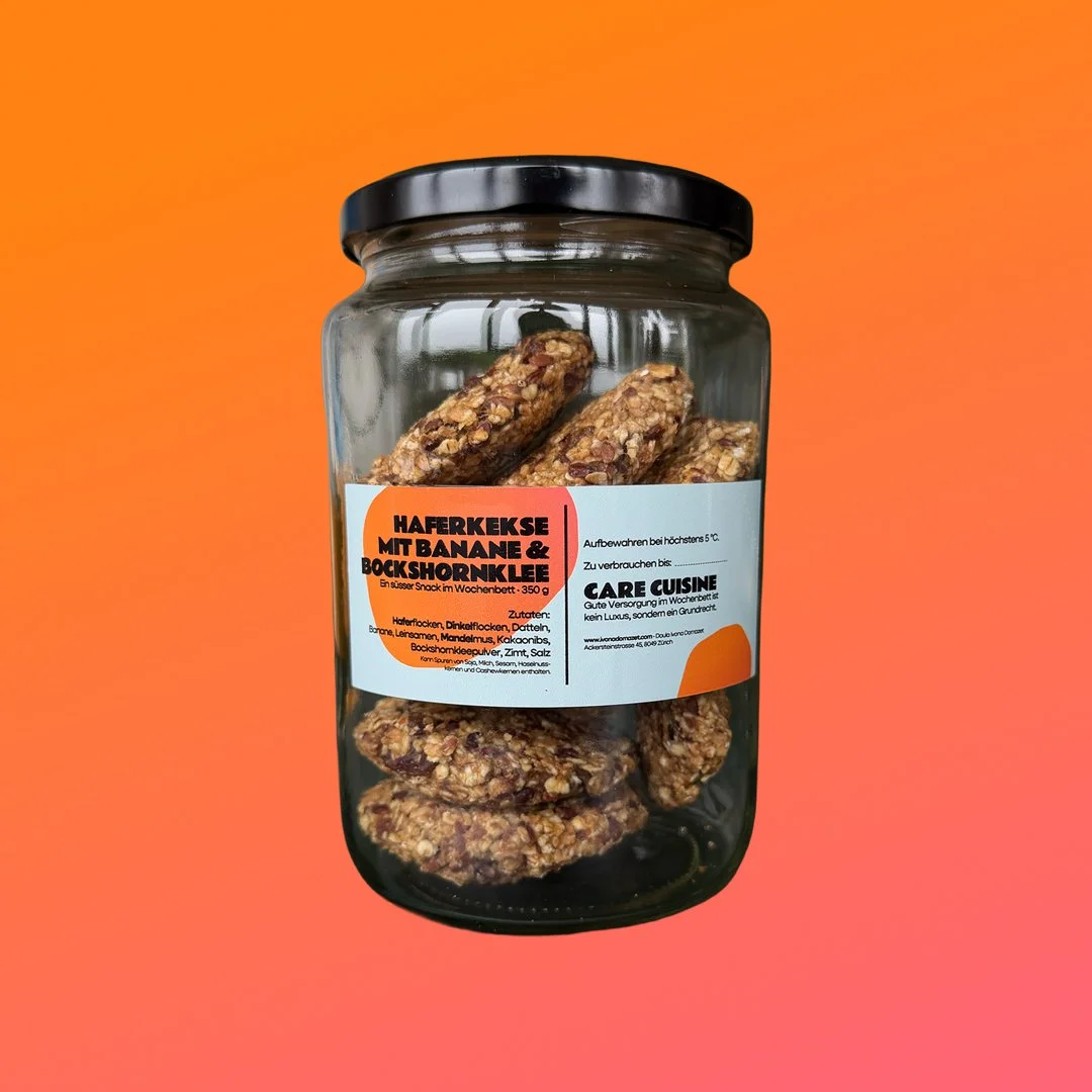 Haferkekse mit Banane & Bockshornklee