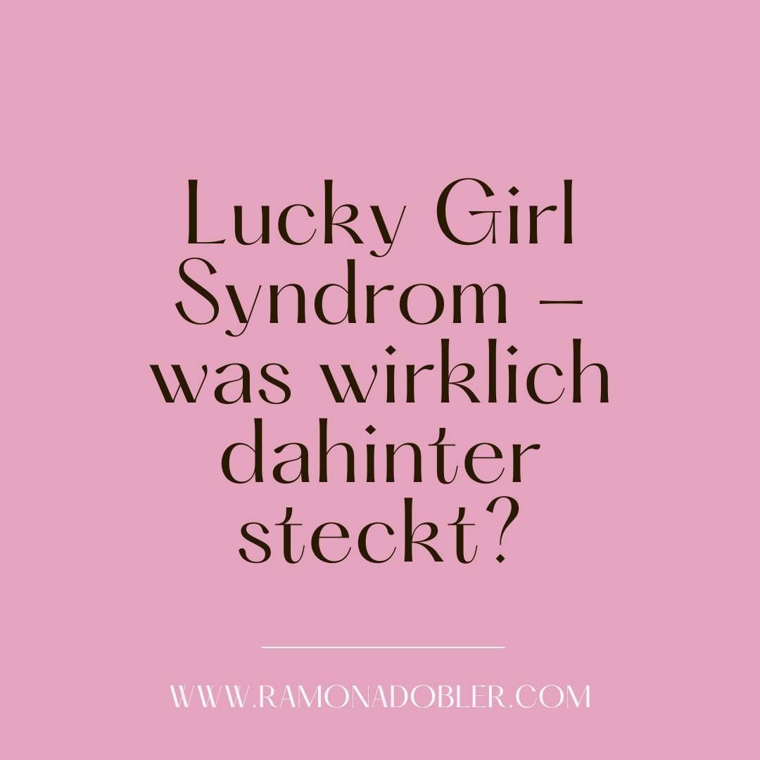 Kennst du das Lucky Girl Syndrom? Hier erf&auml;hrst du, was dieser Begriff aus der Pop-Psychologie mit Affirmationen und Selbsterf&uuml;llender Prophezeihung zu tun haben und auf was du dabei achten musst. Folge mir f&uuml;r mehr! 

#luckygirlsyndro
