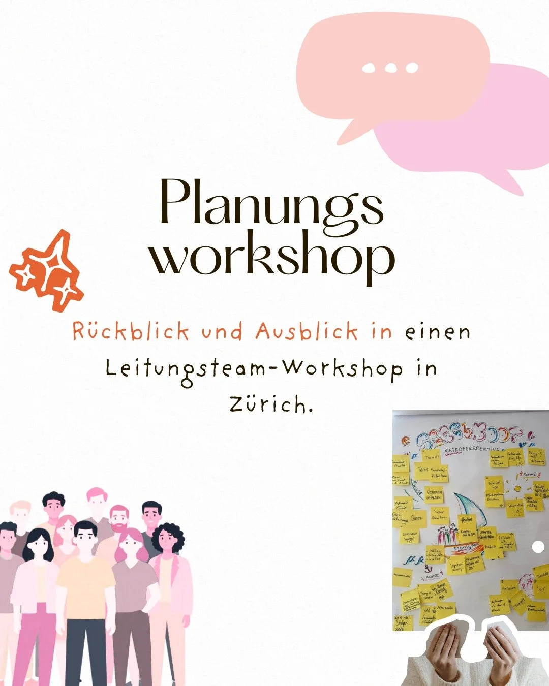 Wo stehen wir? Wo wollen wir hin? Und was brauchen wir daf&uuml;r als Team? ⛵

Ein Team, das gemeinsam zur&uuml;ckblicken, Klarheit schaffen und die n&auml;chsten 6 Monate planen wollte.

 So lief der Planungsworkshop eines Leitungsteams in Z&uuml;ri