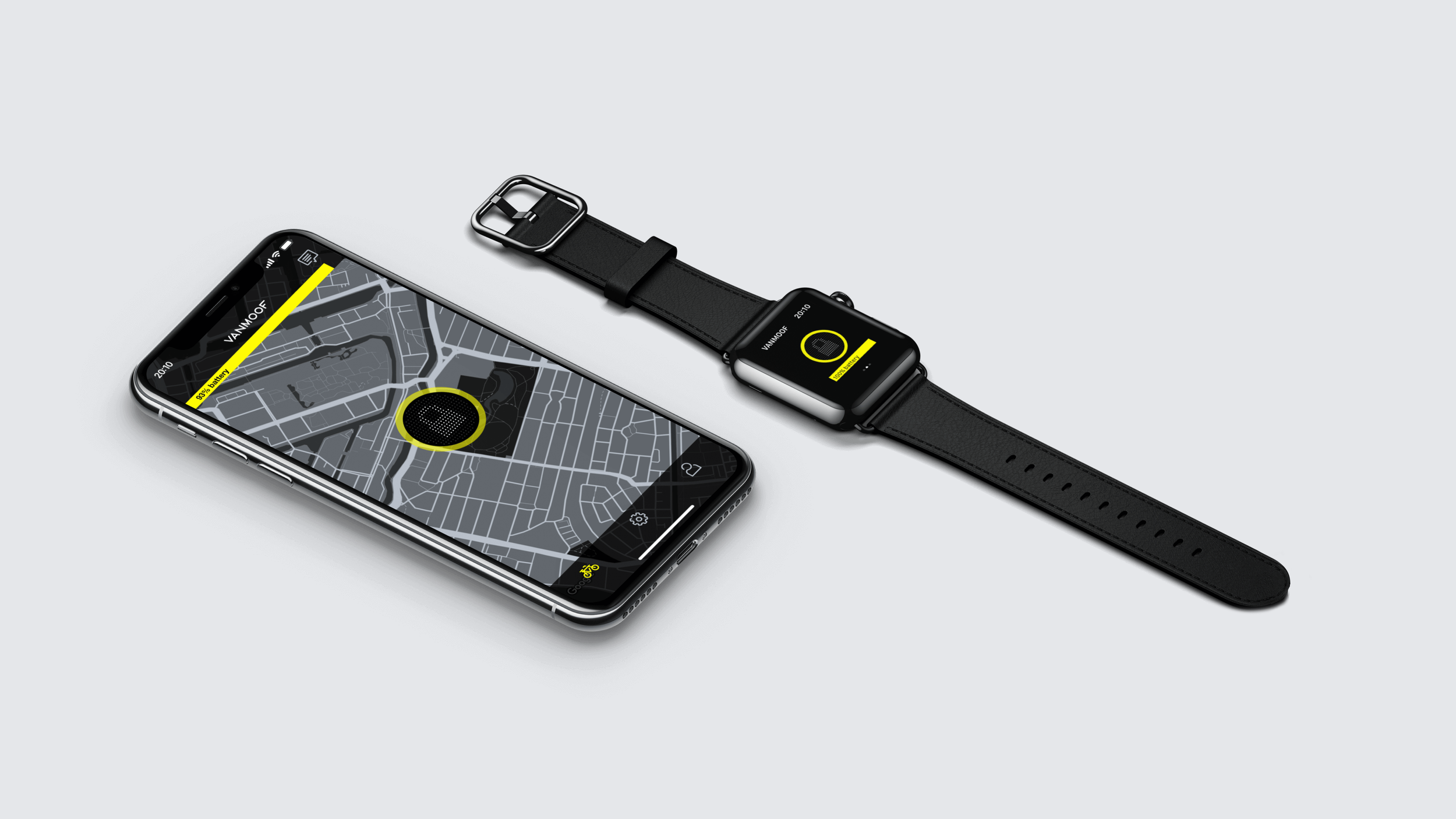 VanMoof iPhone app and AppleWatch app