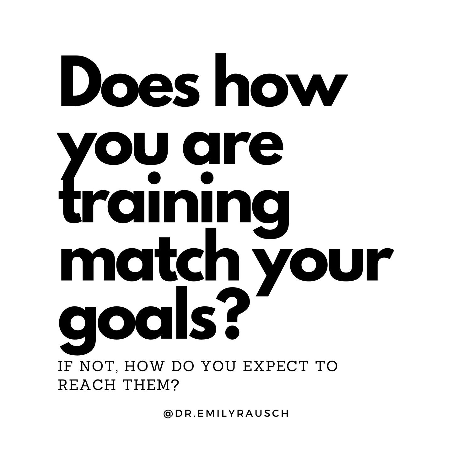 If you&rsquo;ve found yourself getting frustrated by your lack of progress, I ask you this:

If I reviewed your goal list and your current training program, would they be in alignment?

You get what you train. 

If your goal is to be stronger - you n