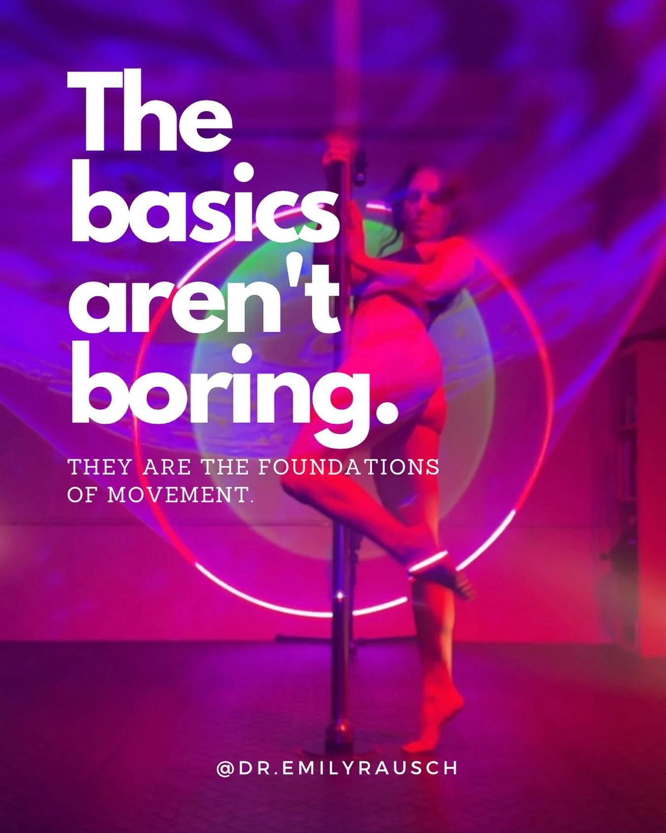 Do you find the basics of pole to be &ldquo;boring&rdquo;?

I used to. 

I pushed and pushed myself to level up as quickly as possible. 

And I did, but my shoulders were f*cked up as a result. 

If I could, I would go back in time and SLOW down. 

B