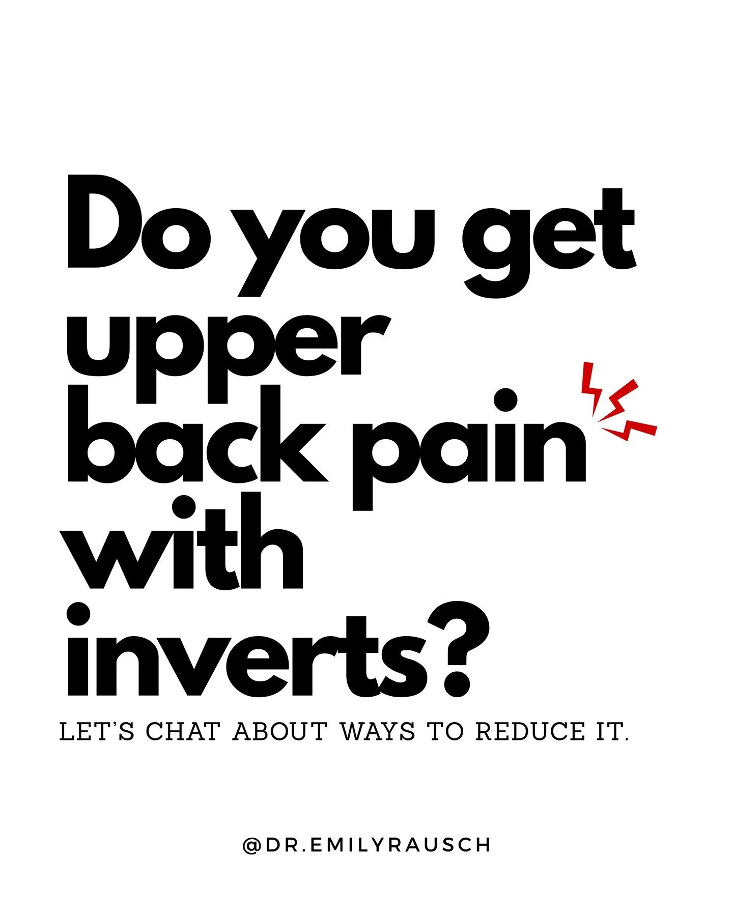 Are you having upper back pain while inverting? Or more commonly getting out of an invert?

Can you spot 👀 the differences between these two inverts?

On the left, you&rsquo;ll notice that the spine is flexed (rounded), shoulder blades are protracte