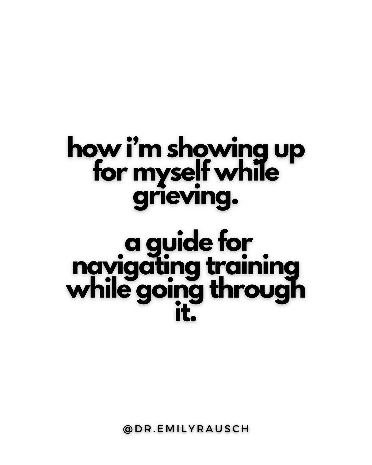 one of my values is honoring your bodies capacity. 

i typically talk about this on a physical level but it applies to your mental &amp; emotional capacity too. 

movement can be a great way to process grief AND training while grieving isn&rsquo;t ab