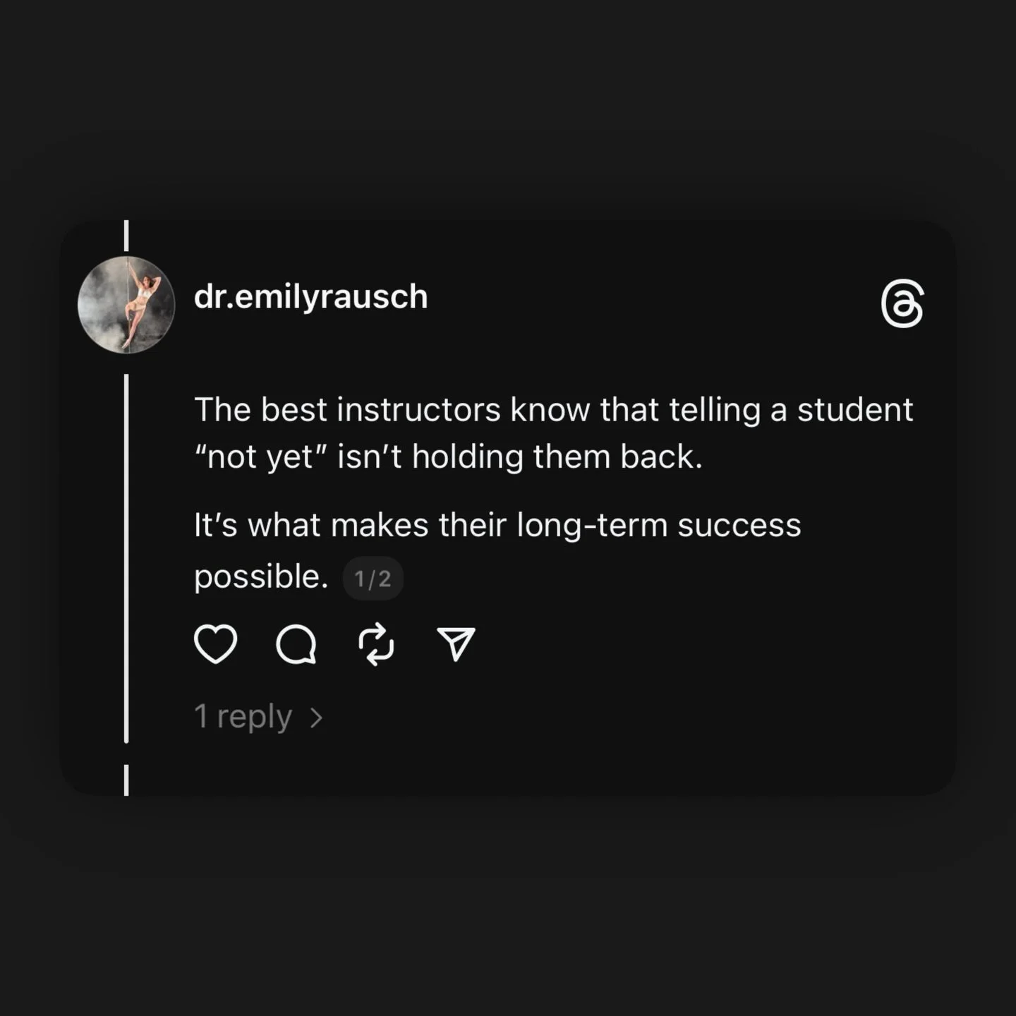 In my experience, following up the &ldquo;not yet&rdquo; with specific information about what limitations you&rsquo;re seeing will make swallowing this ego hit easier. 

Because no one really likes being told that they aren&rsquo;t ready for somethin