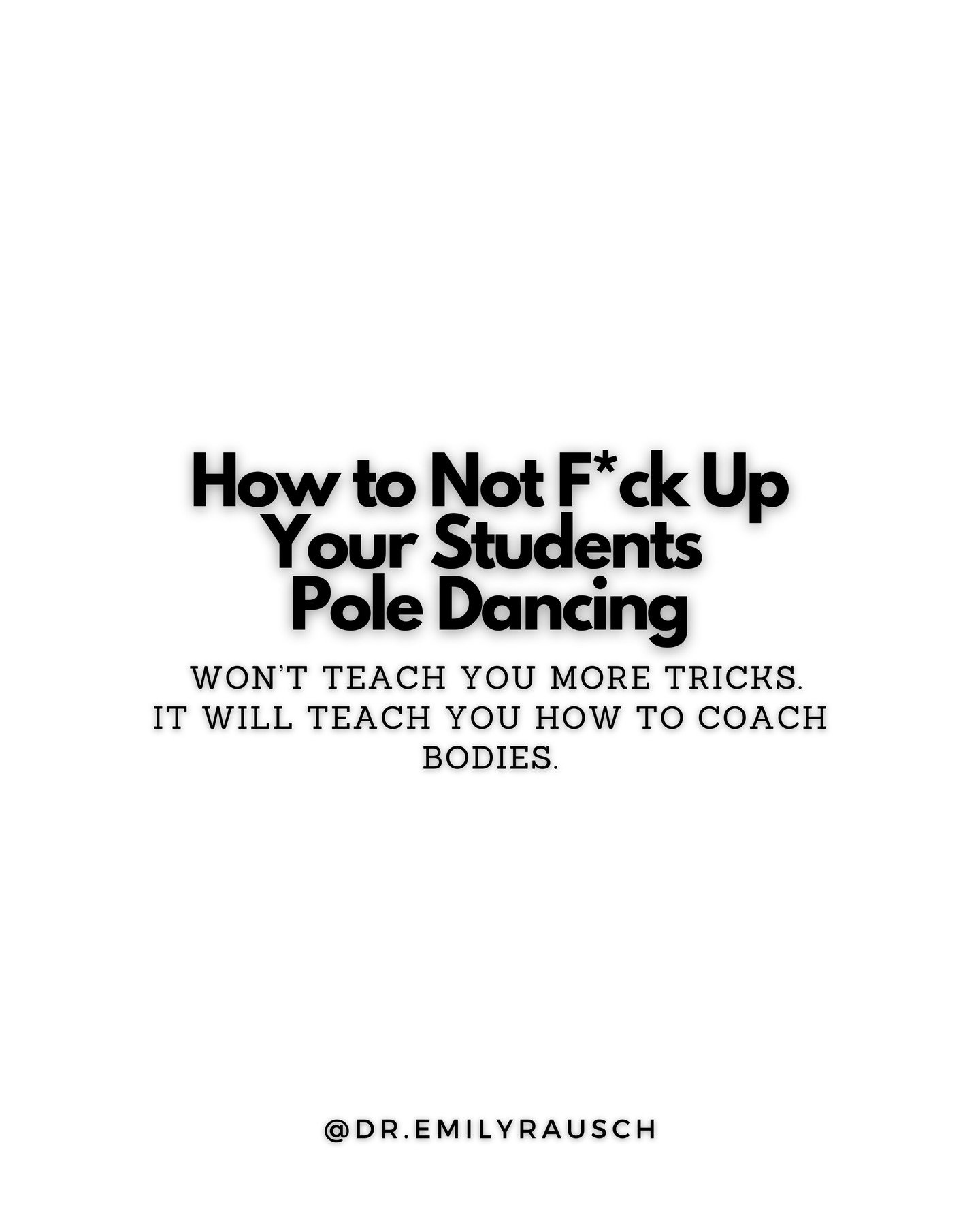 If you want to feel CONFIDENT teaching everybody &amp; every body plus reducing injuries THIS COURSE WAS MADE FOR YOU. 

Enrollment is open through April 12. 

Link in bio. 

✨Studio owners - if you're interested in enrolling multiple of your instruc