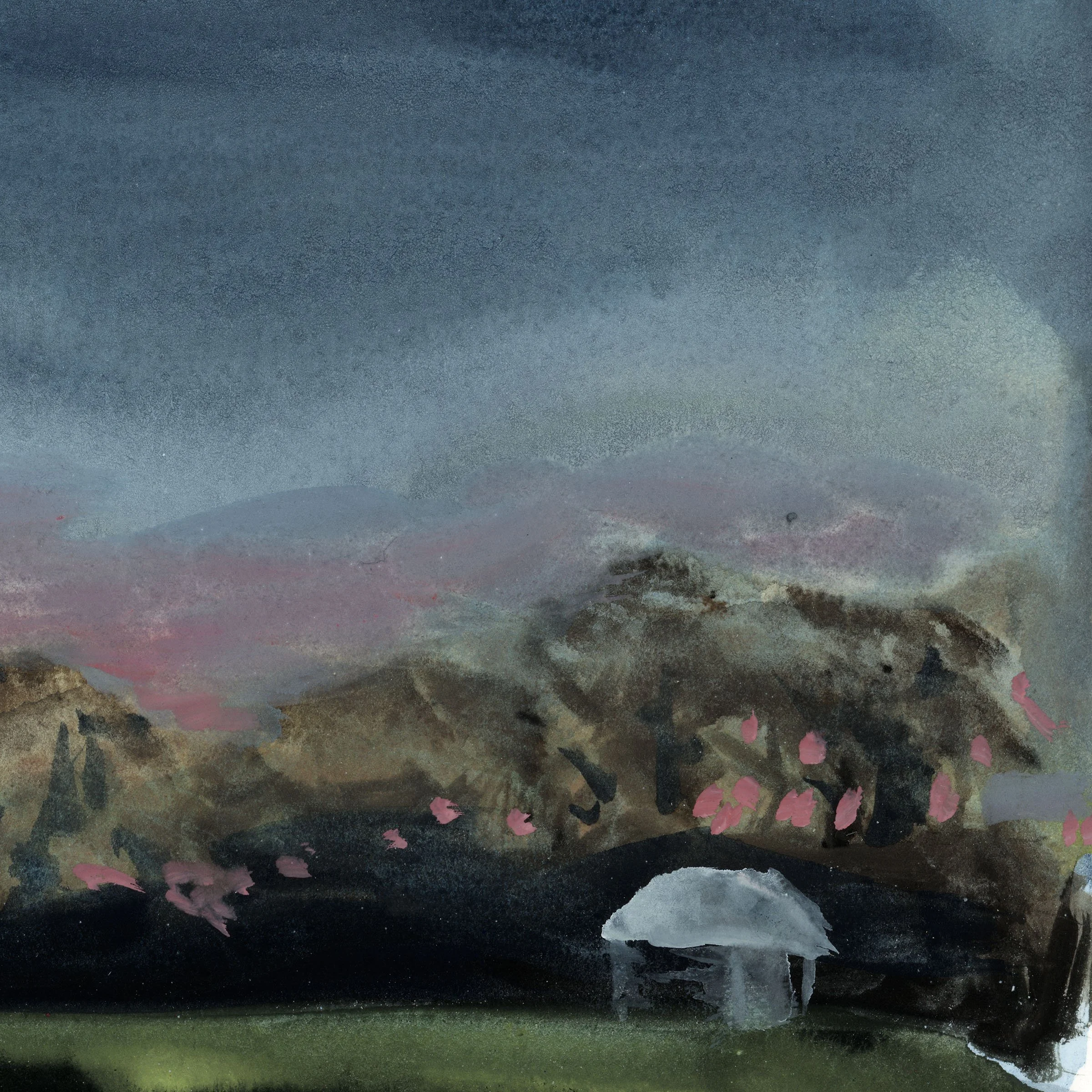 Stargazer Field | Original Gouache Painting
