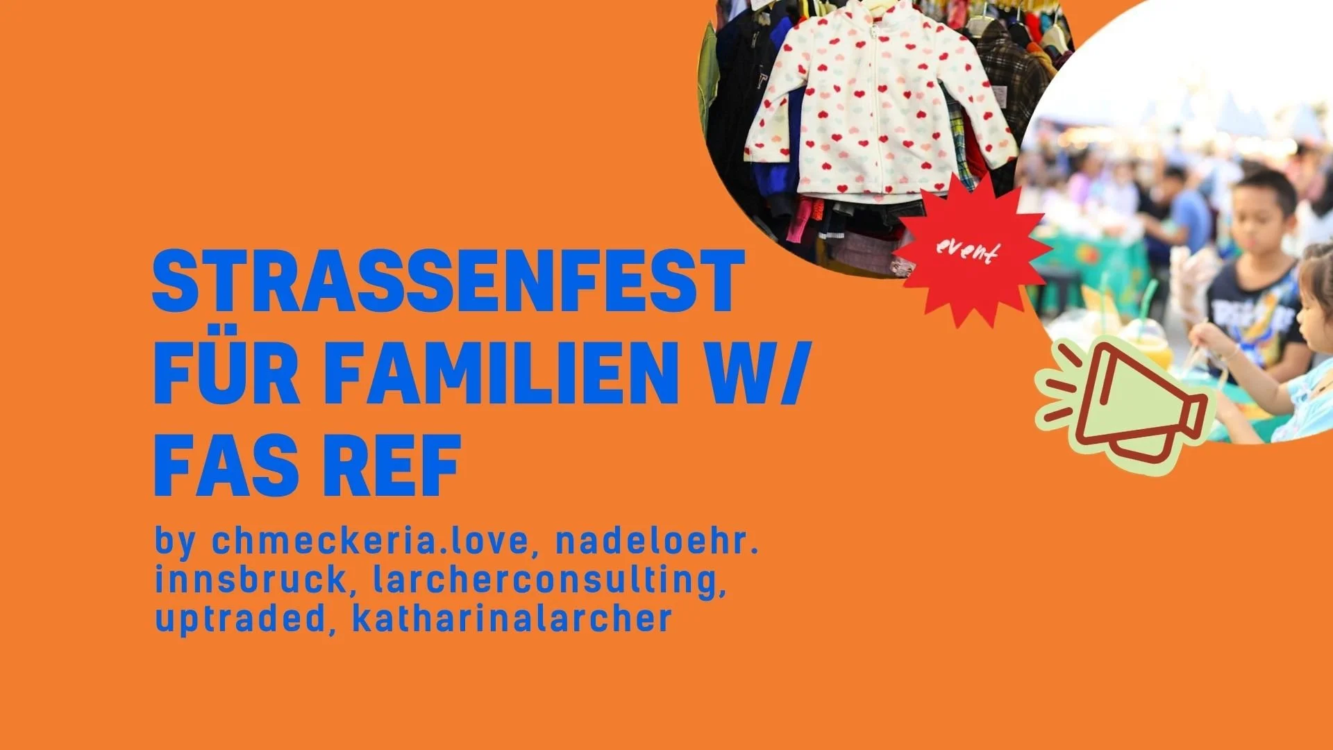 Straßenfest Innsbruck – Fashion Revolution Stand, Wilten