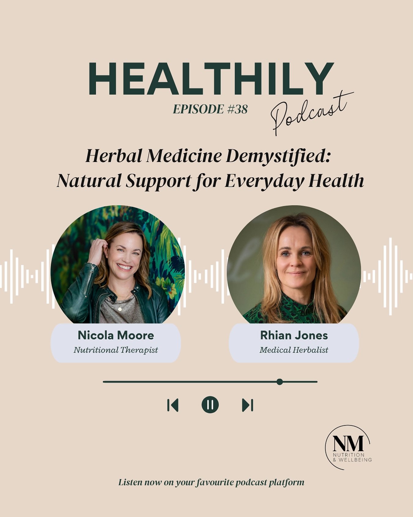 Have you ever wondered how herbs actually work, or whether you&rsquo;re using them in the right way?

This week on Healthily, I&rsquo;m joined by medical herbalist Rhian Jones, founder of @botanicalboutiqueuk to explore the world of herbal medicine &