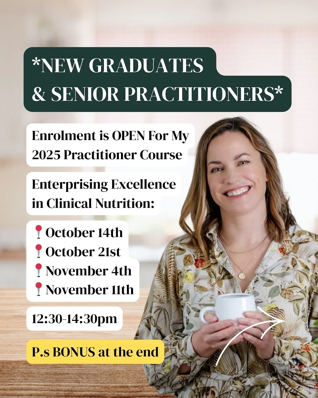 Whether you&rsquo;re just starting out or looking to refine years of experience, this course will meet you where you are.

Sign up before 31st August to access the Super Early Bird discount.

Comment &ldquo;EECN&rdquo; and I&rsquo;ll help you work ou