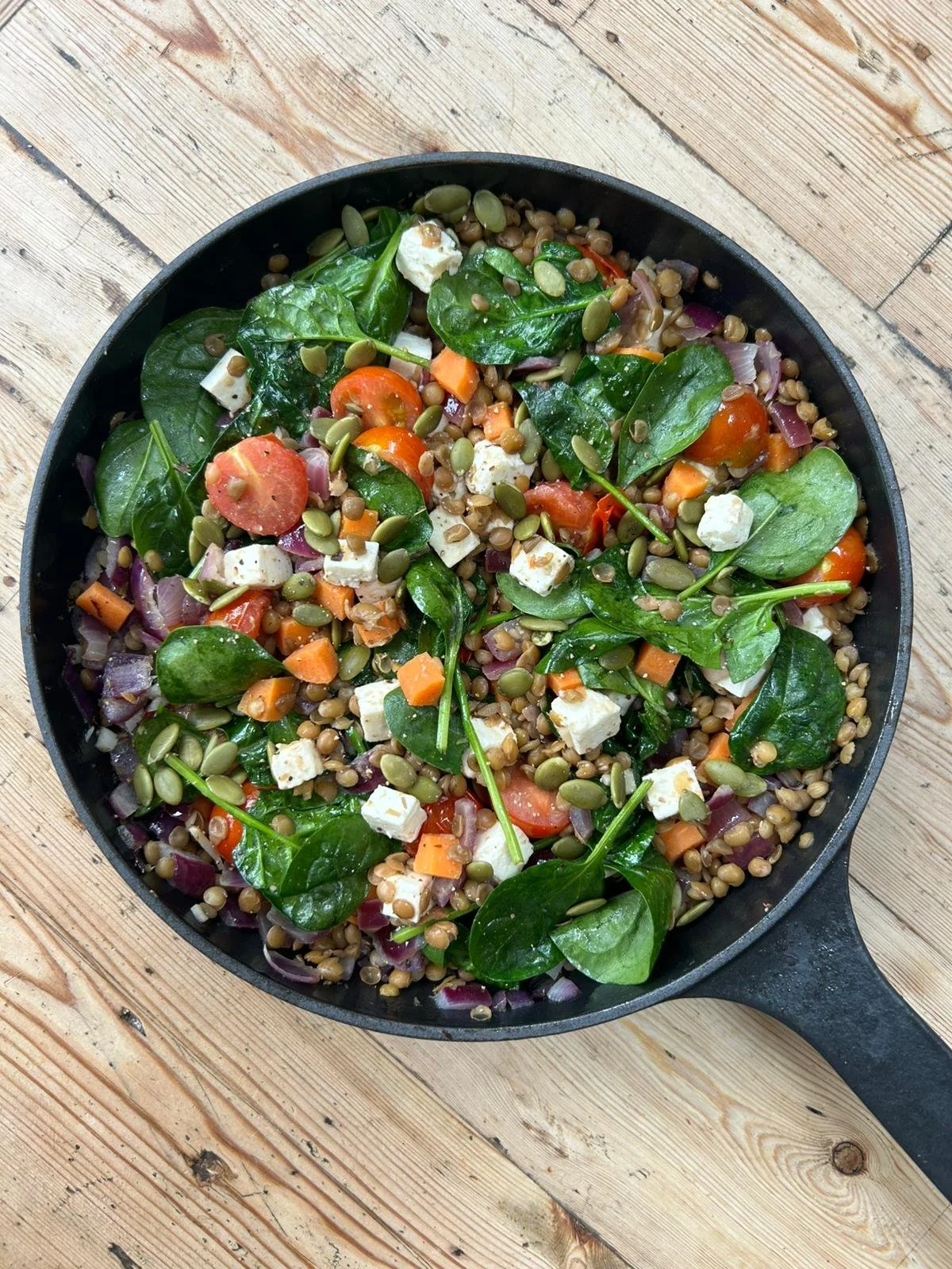 Winter Energy Lentil Salad