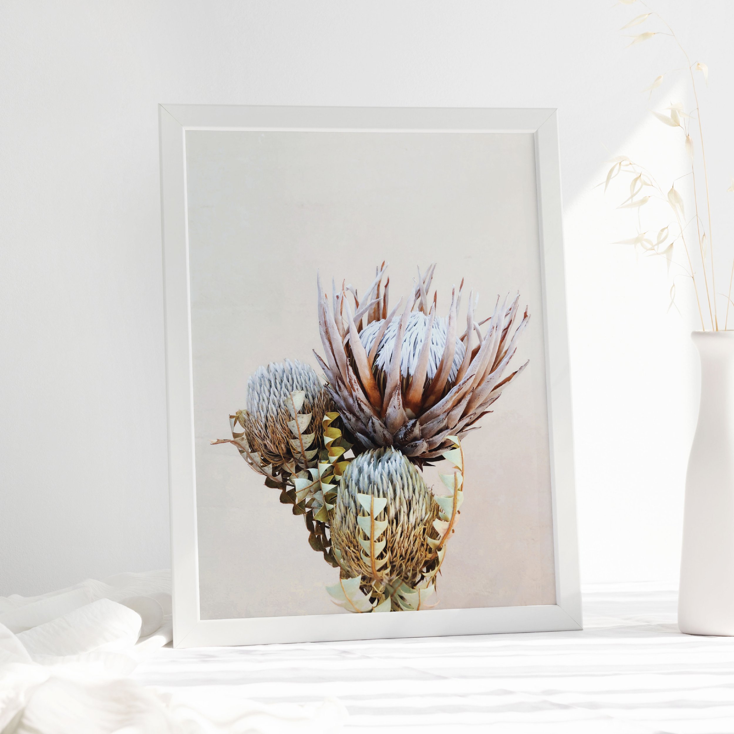 Protea Print in frame.jpg