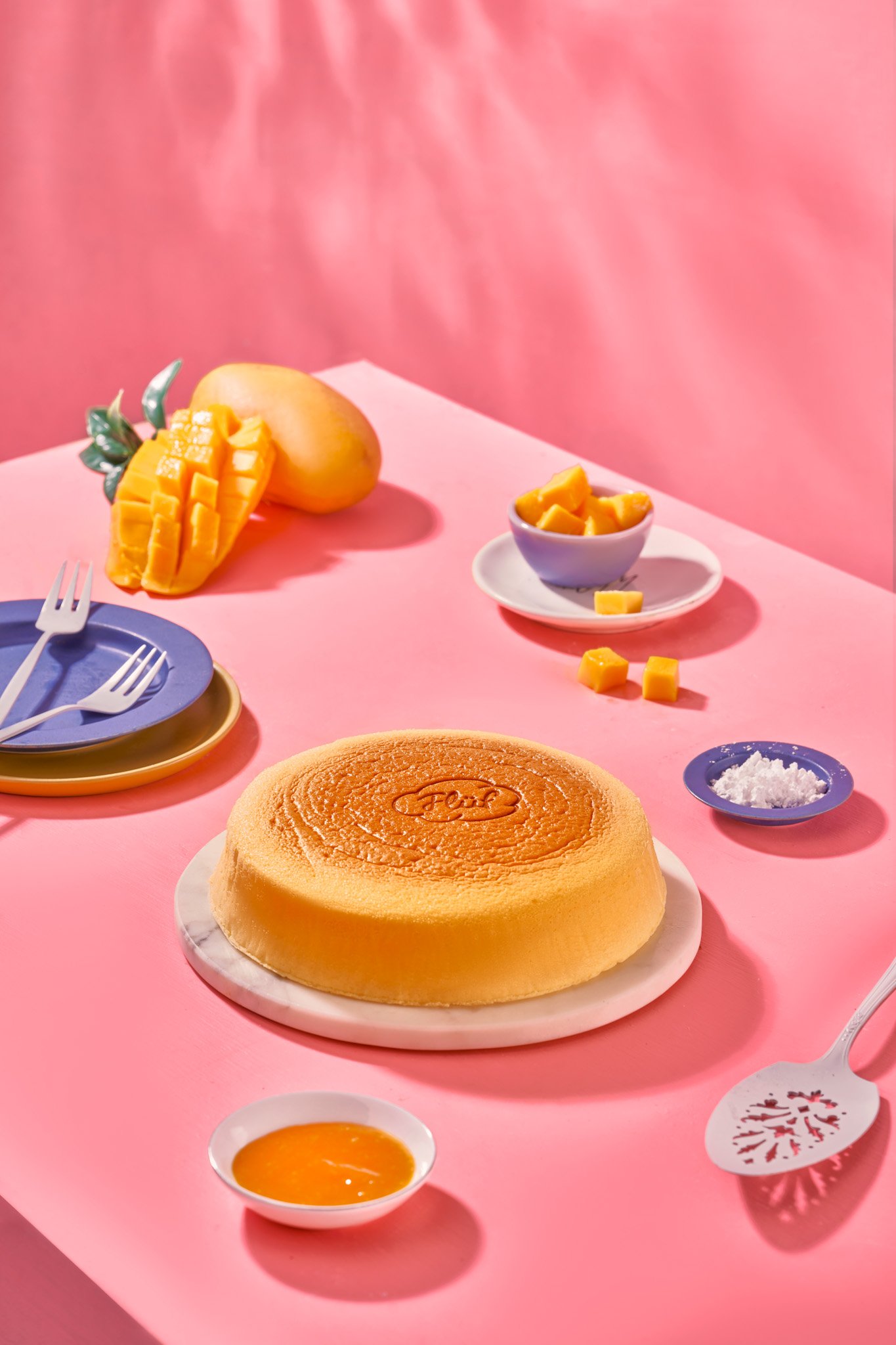Mango Souffle Cheesecake