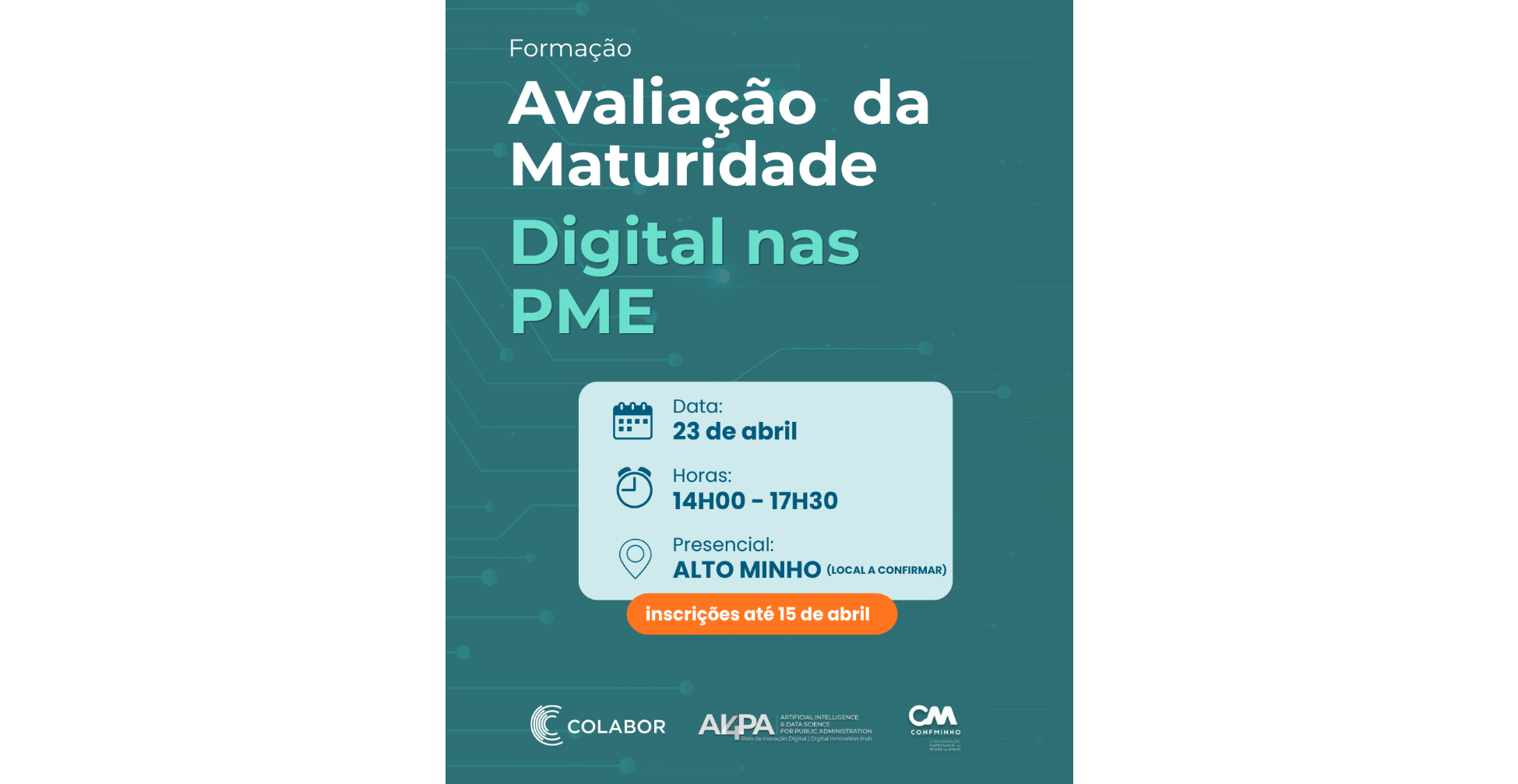 CoLABOR promove formação sobre maturidade digital dirigida a PME associadas da CONFMINHO, CEVAL e CEDRAC&nbsp;