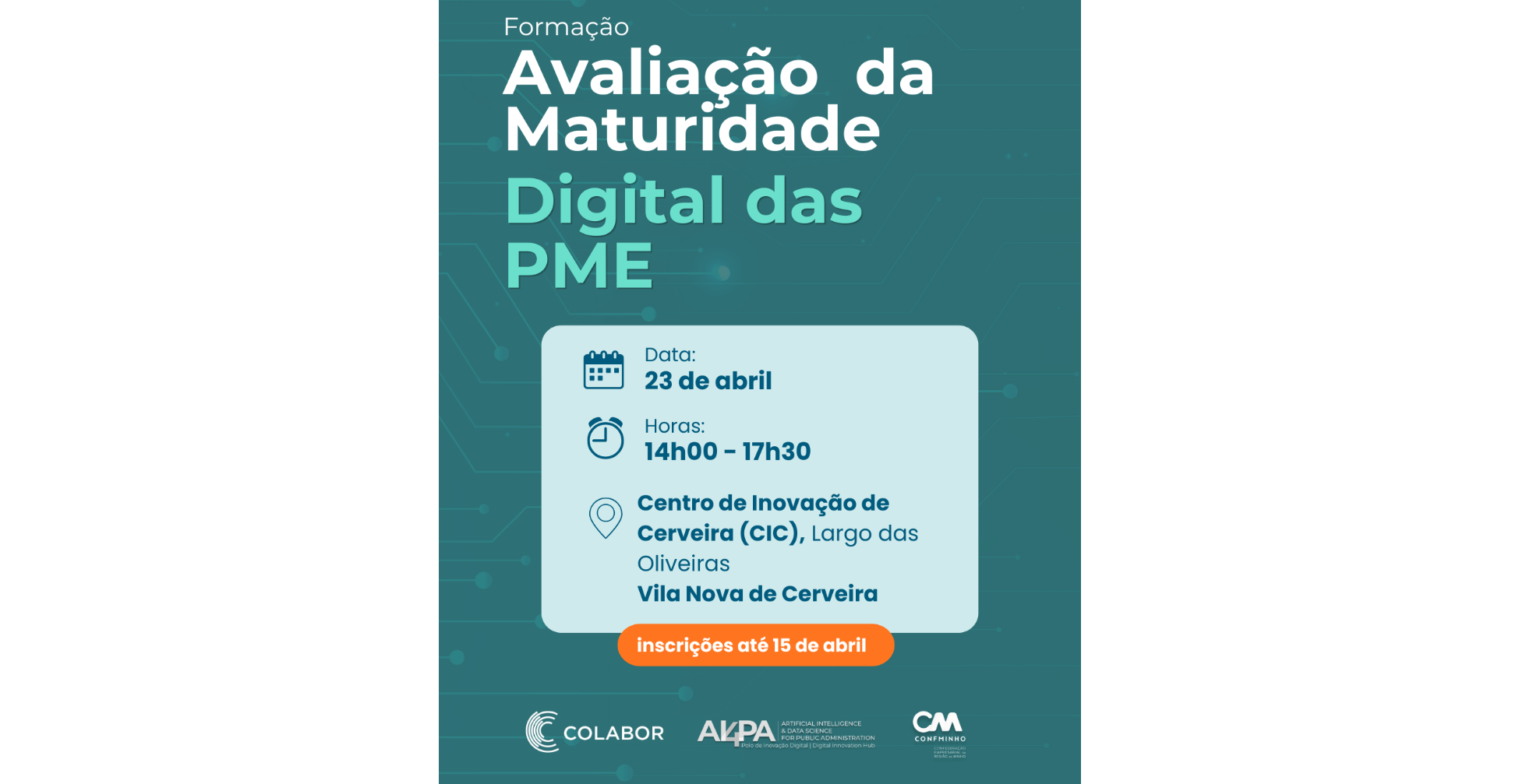 CoLABOR promove formação sobre maturidade digital dirigida a PME associadas da CONFMINHO, CEVAL e CEDRAC&nbsp;