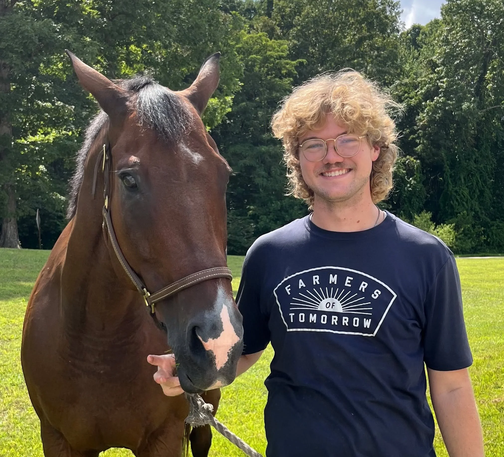 Amplify is proud to introduce three of our Fall 2025 mentees, each bringing their own story, passion, and goals to the program. 
🐎 Ethan Owens
“My name is Ethan, and I live in Nashville, where I work as an equine specialist. My time working w