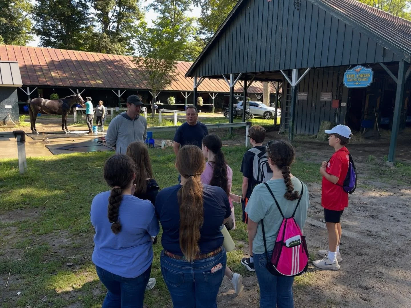 #TBT to our Winner&rsquo;s Circle Summer Camp at Saratoga! 🎪

Together with the National Museum of Racing, we welcomed high schoolers for a behind-the-scenes look at the sport, its careers, and the people who make racing happen. Students had the cha