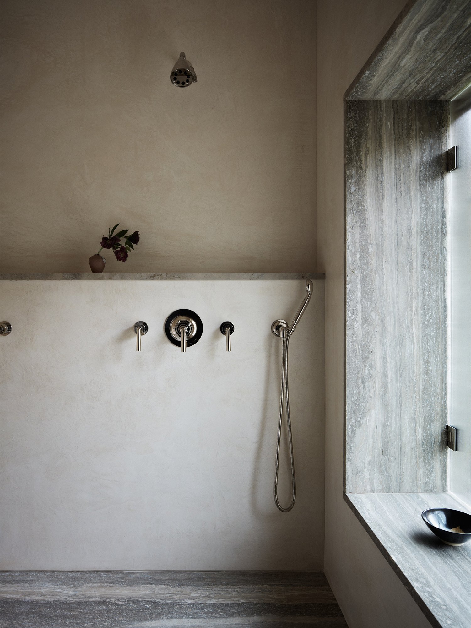 Shower detail.