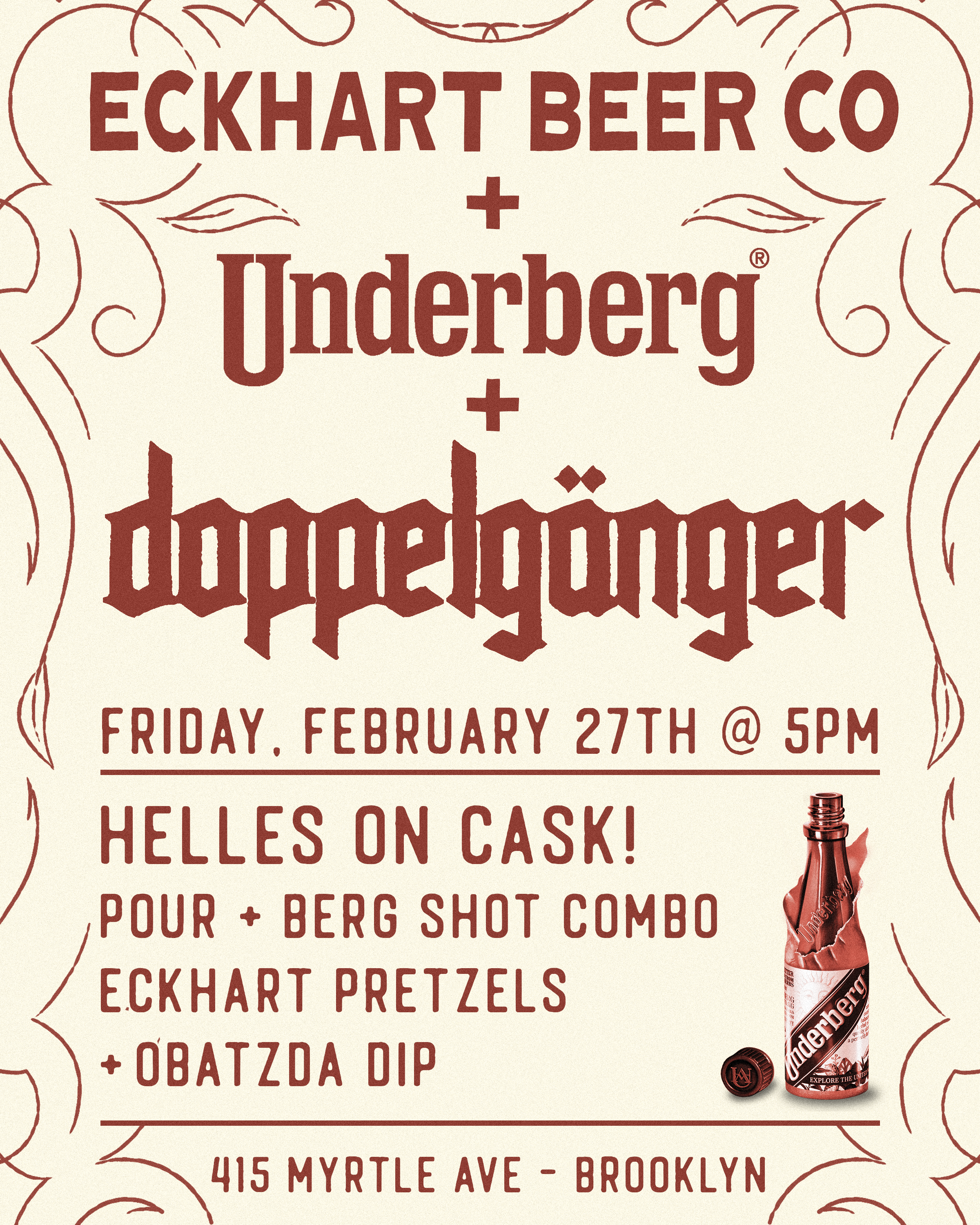 Eckhart + Underberg @ Doppelgänger Bar