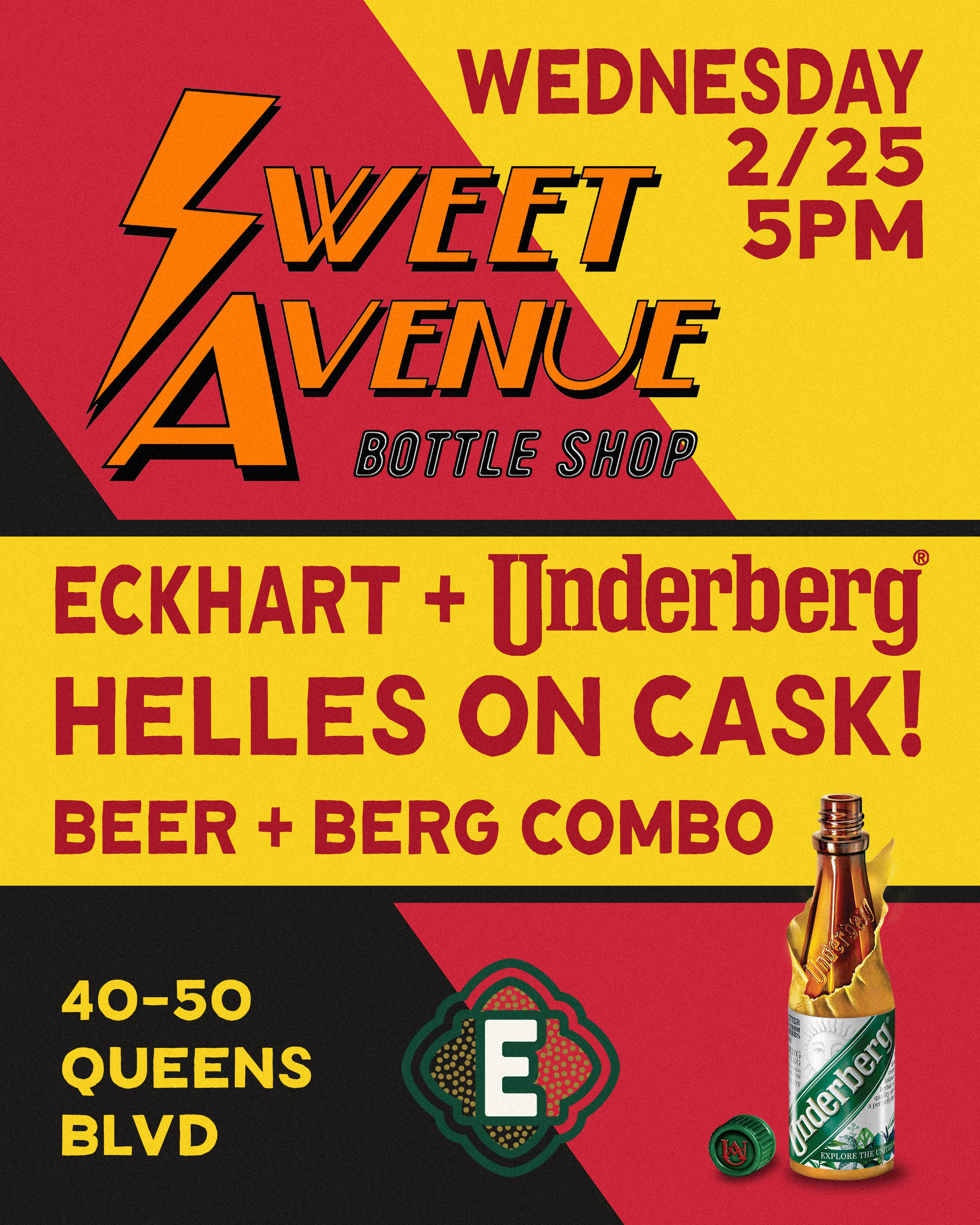 Eckhart on Cask + Underberg @ Sweet Avenue
