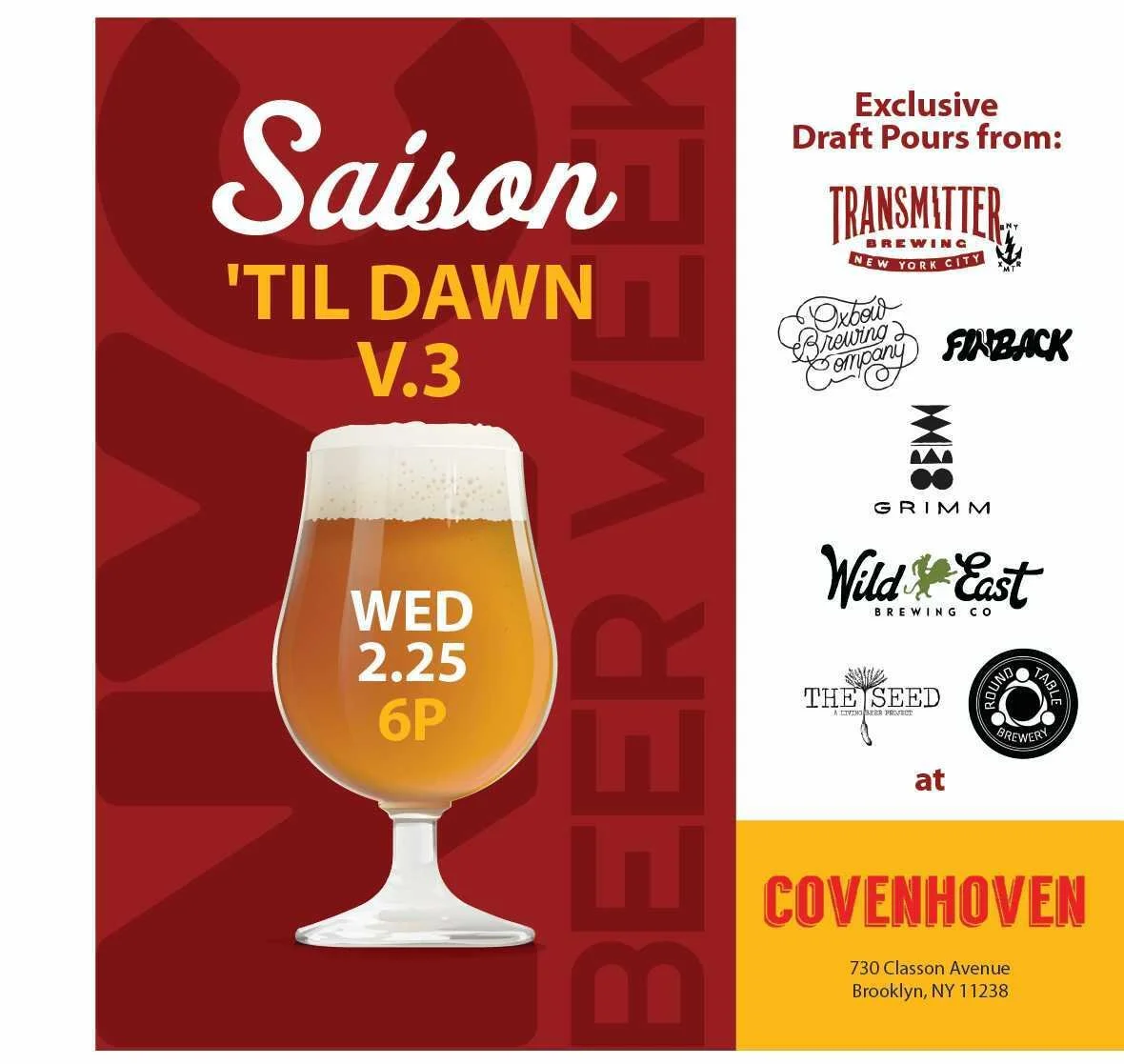 Saison ‘Til Dawn V.3 at Covenhoven