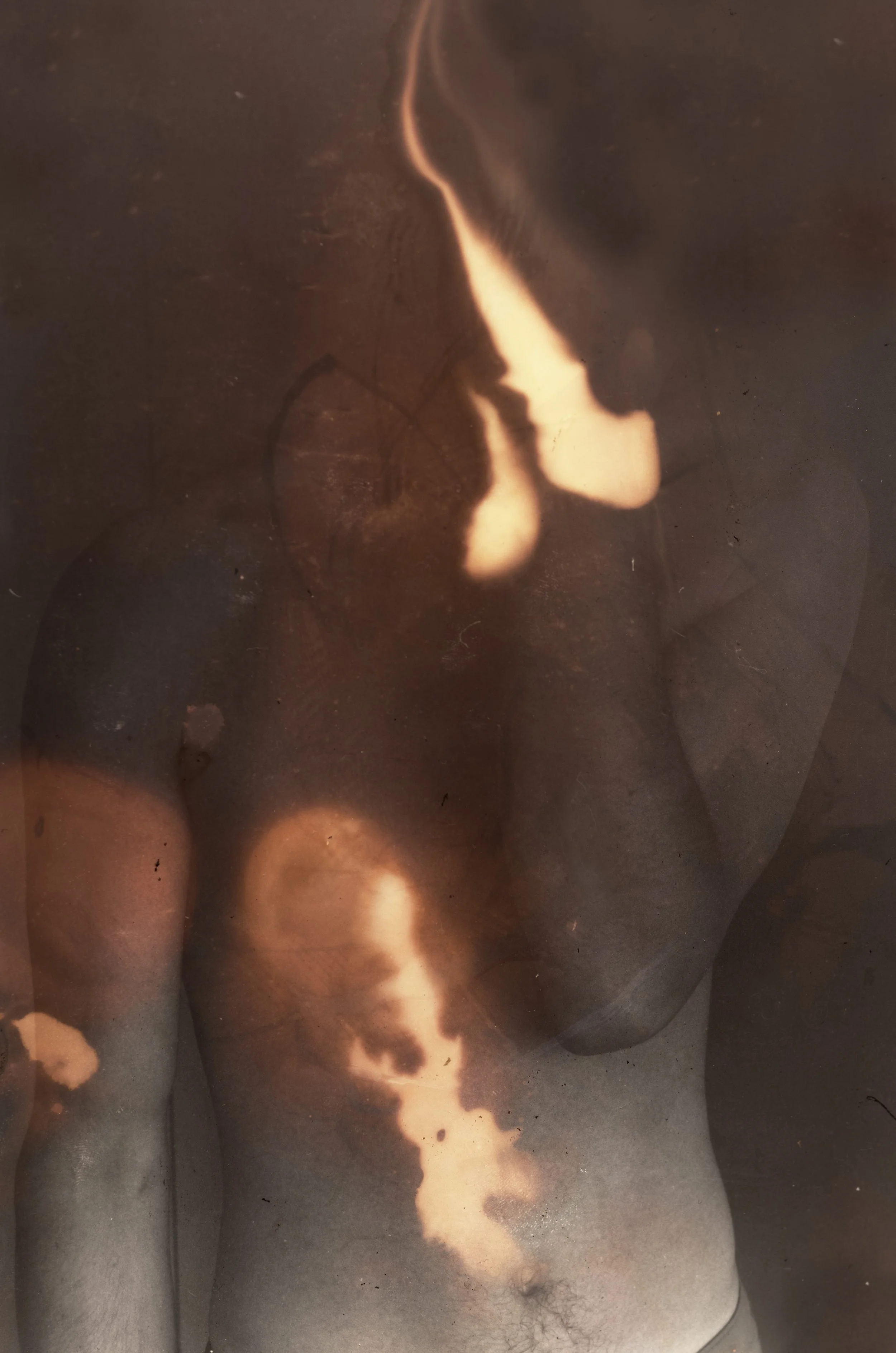 If Absence Cast a Shadow, 
Mordançage, Silver Gelatin Print