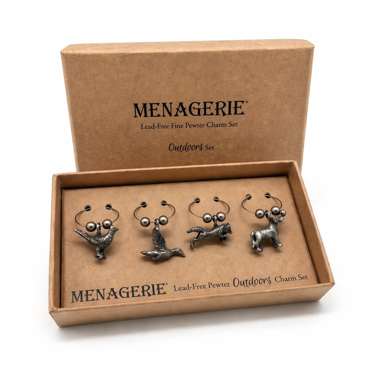 Lead-Free Pewter Charm Set - Outdoors Set