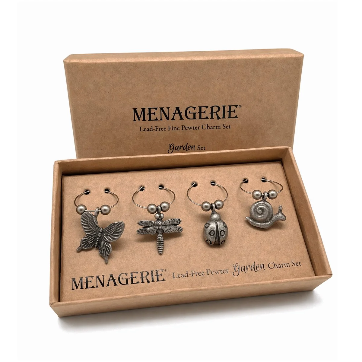 Lead-Free Pewter Charm Set - Garden Set
