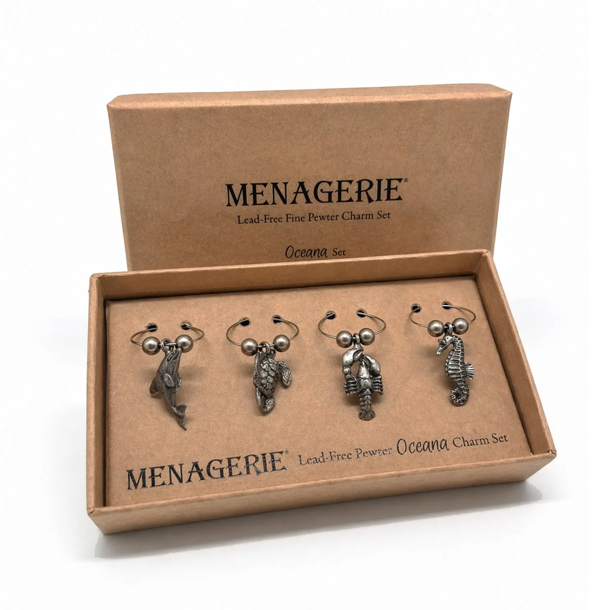 Lead-Free Pewter Charm Set - Oceana Set