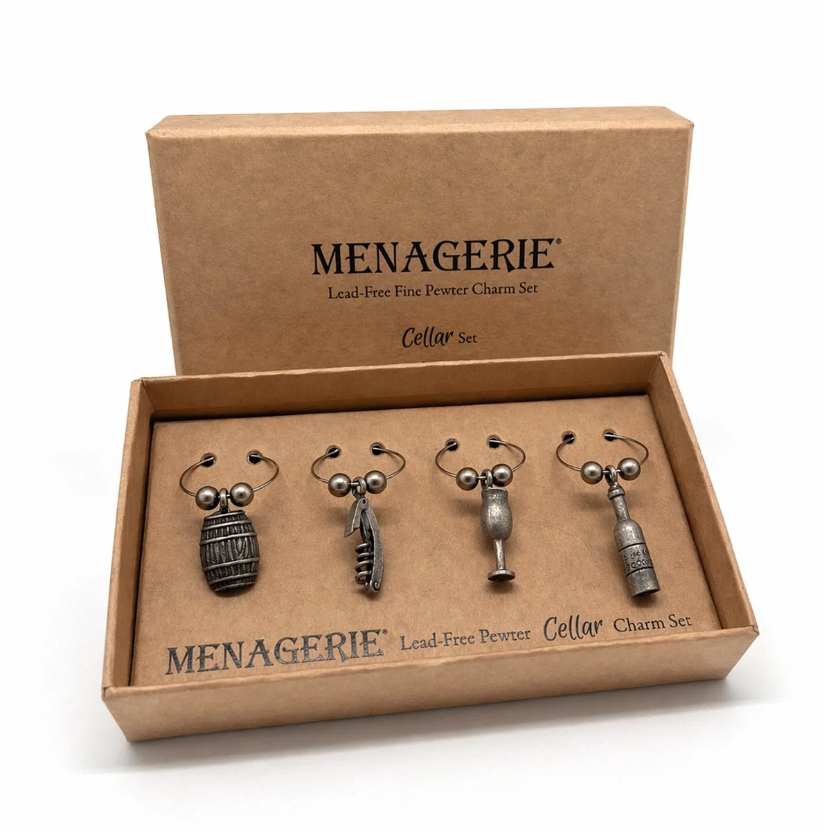 Lead-Free Pewter Charm Set - Cellar Set