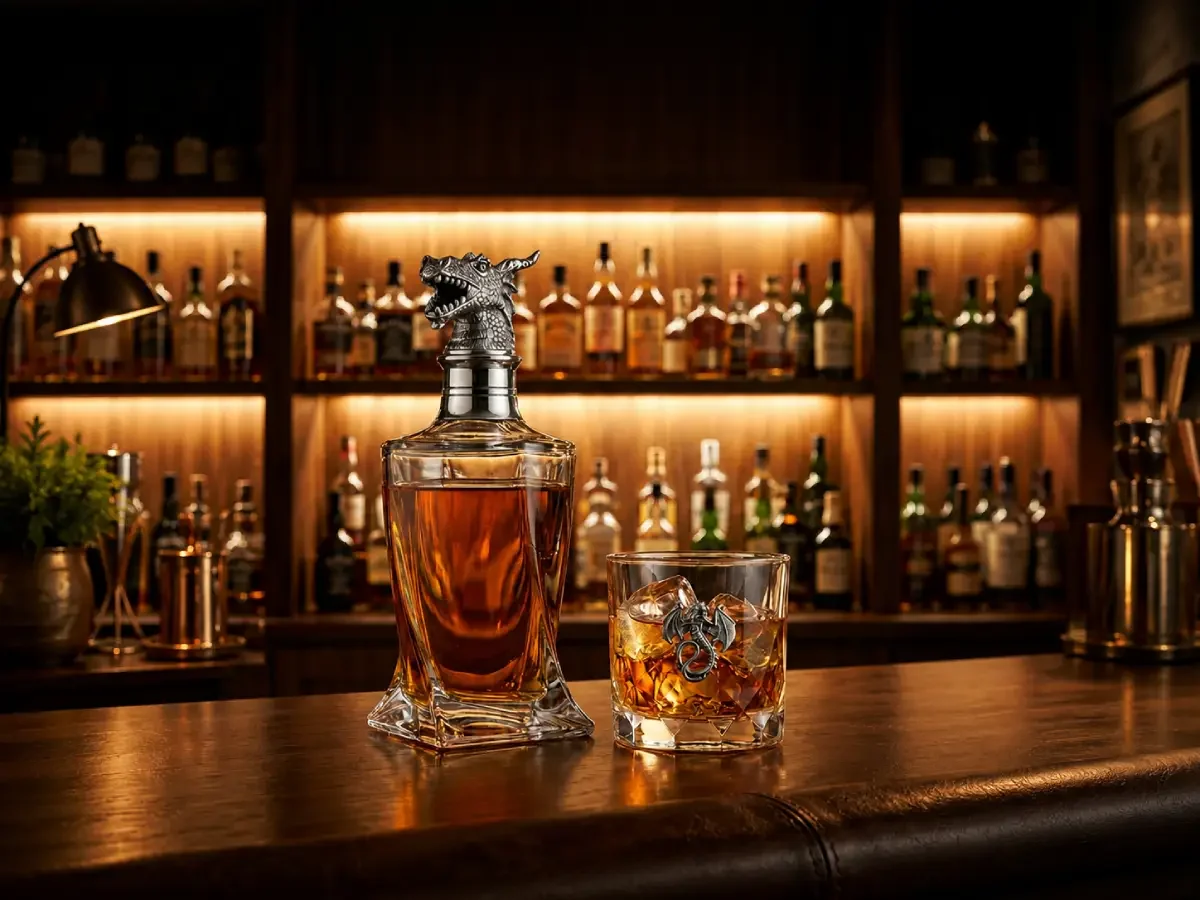 Twist Style Whiskey Decanter Navbar