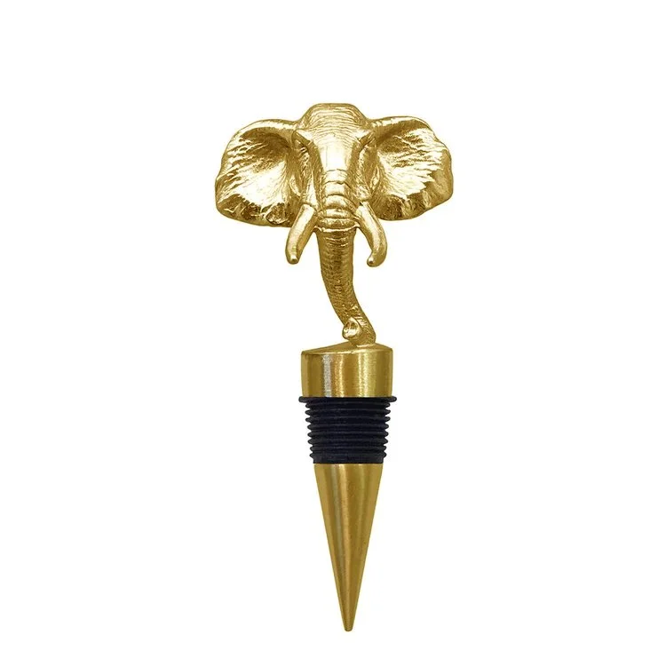 Titanium Gold Plated Elephant Stopper