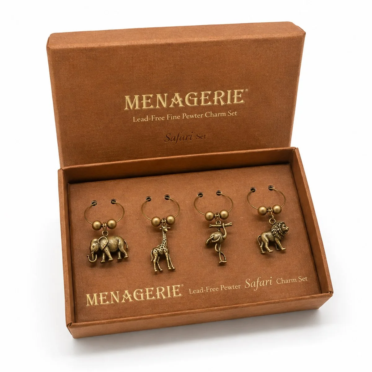 Antique Gold Plated Charm Set - Safari.jpg