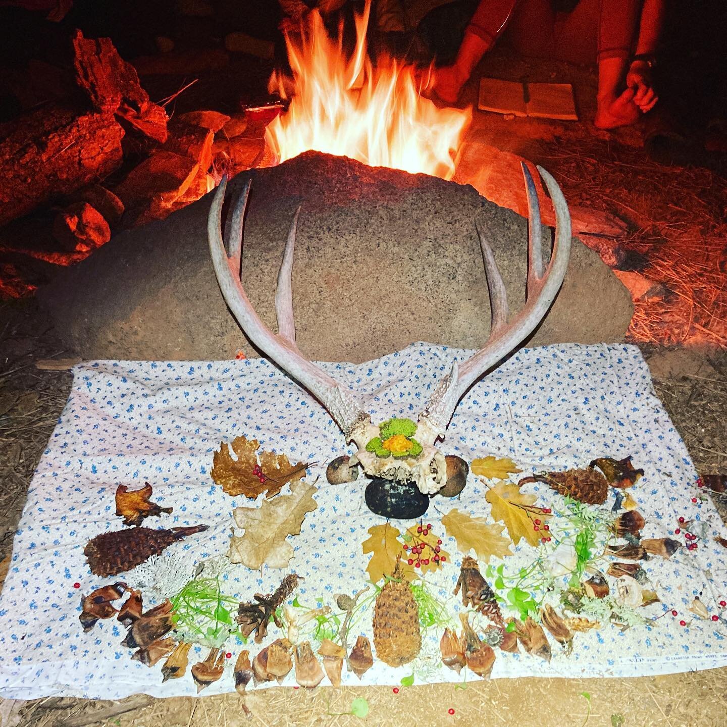 Fire altar for Imbolc