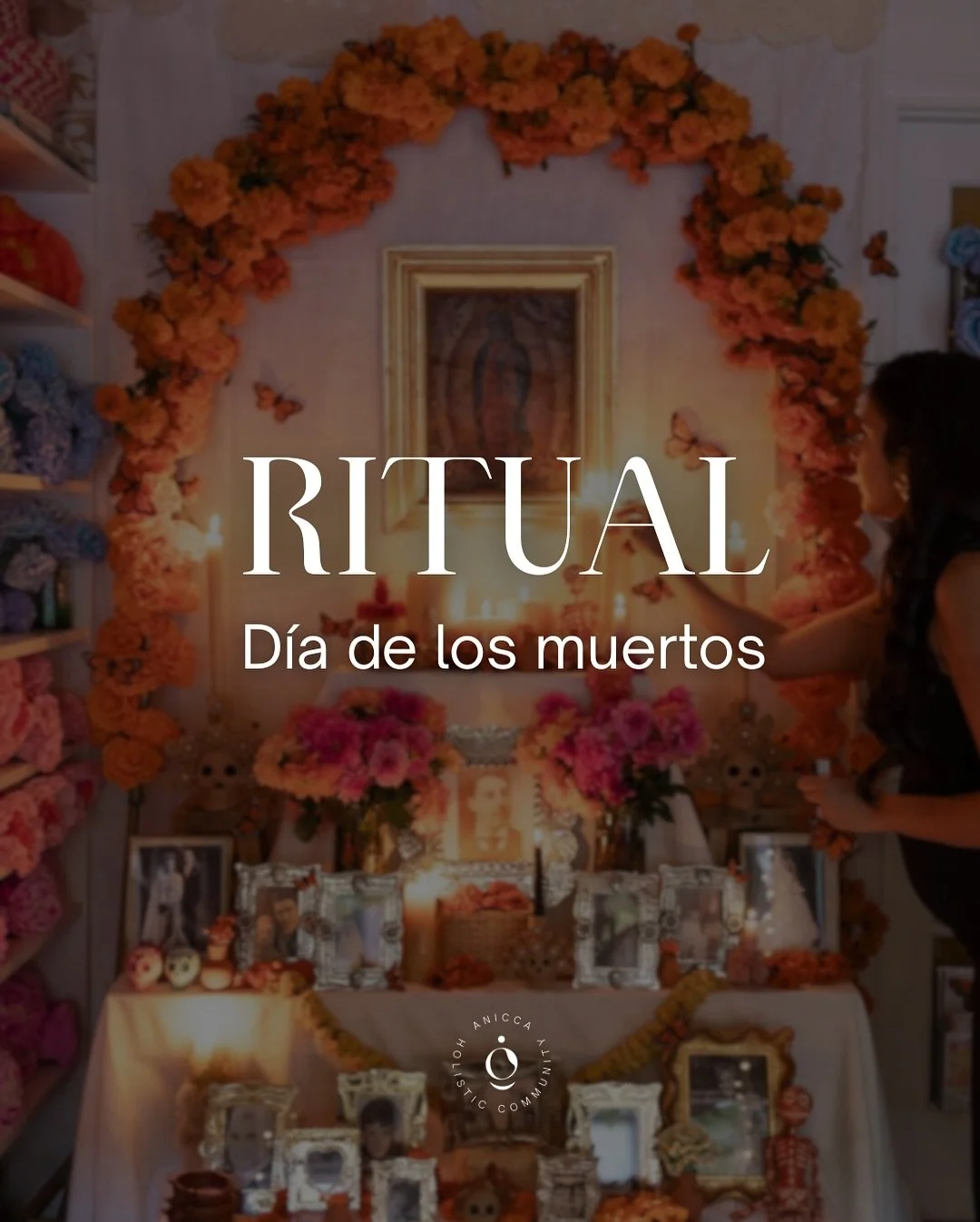 Ritual día de los muertos ❤️
La muerte es parte de la vida. Os compartimos hoy este ritual para que podáis prepararlo a tiempo para el día 1 de noviembre. Feliz día en este día y siempre para las almas que nos acom