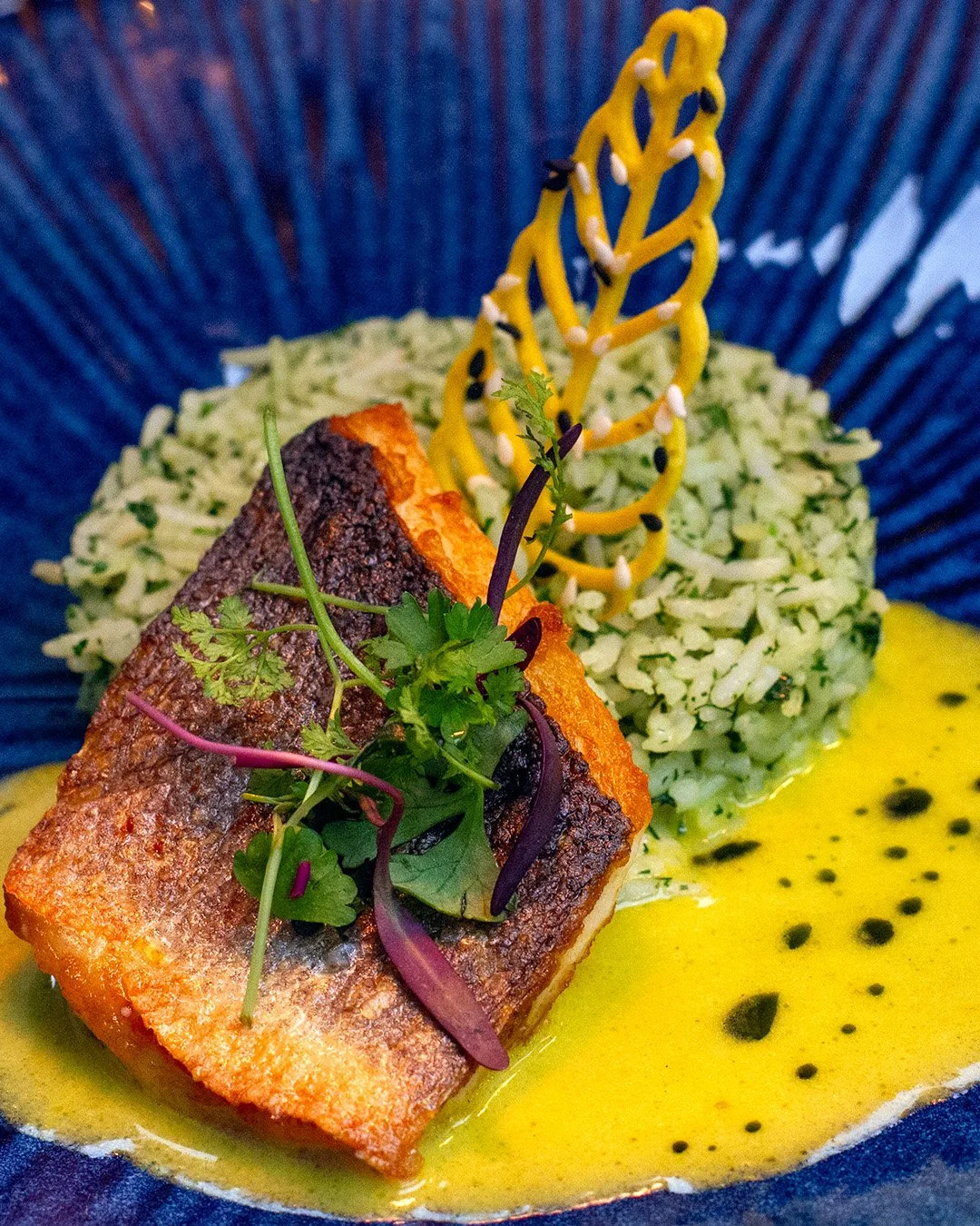 Mahi Sefid: branzino w