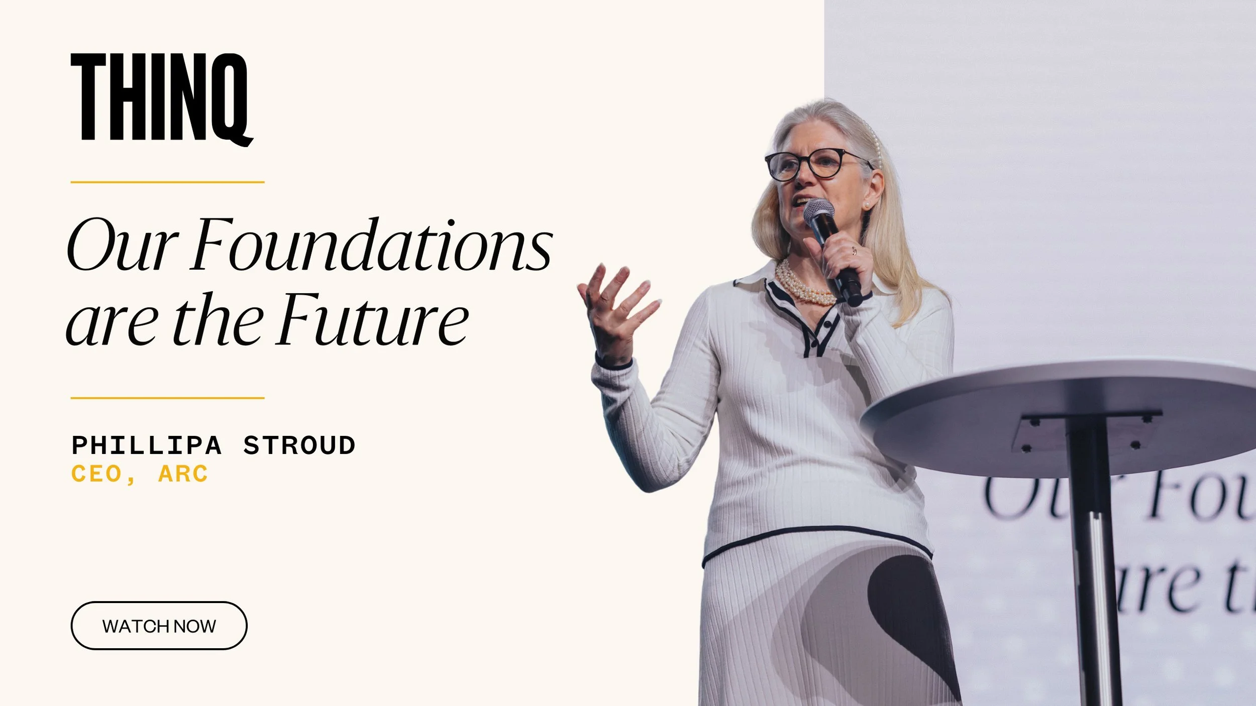 Our Foundations are the Future
