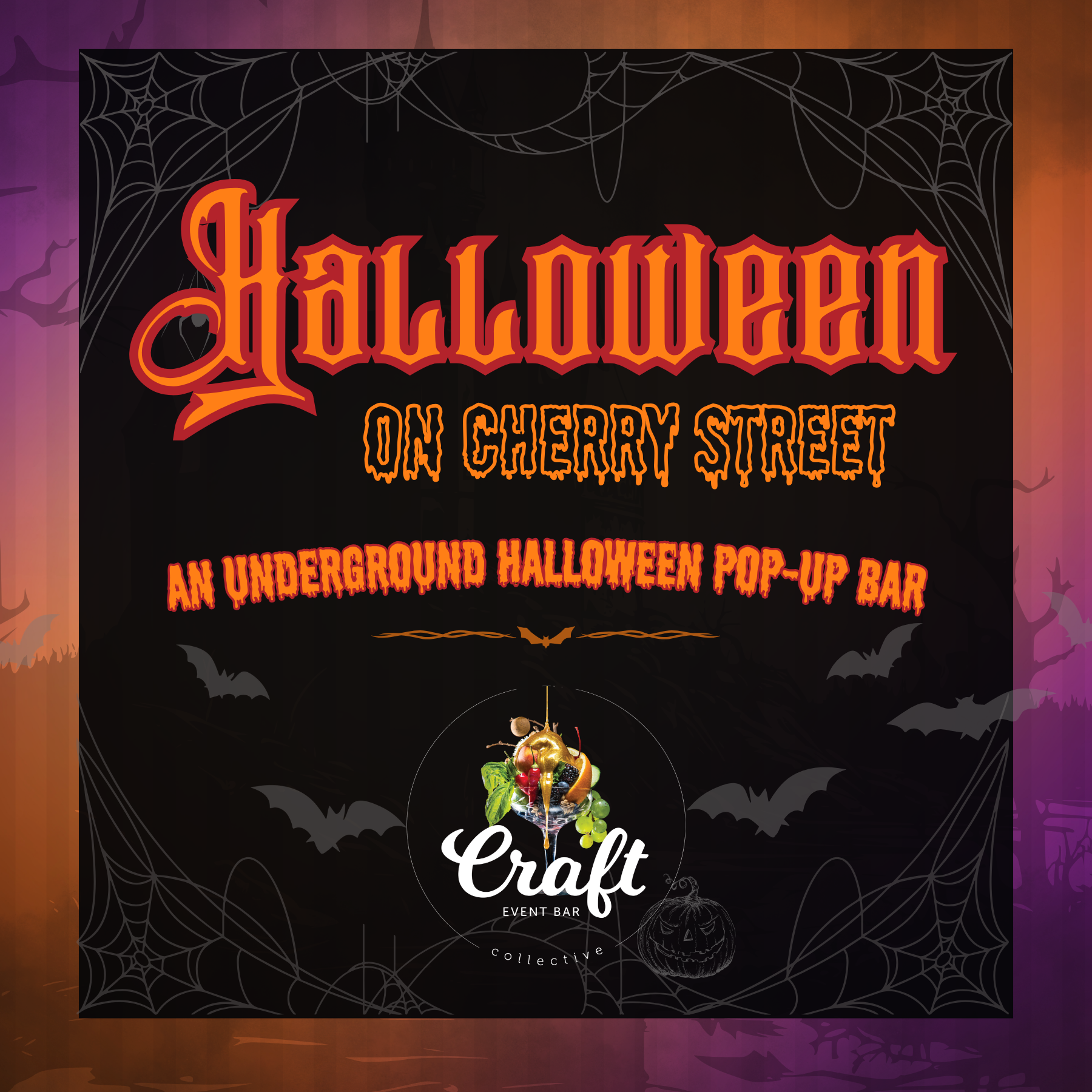 OPENING NIGHT Wednesday, October 7th; Halloween on Cherry Street