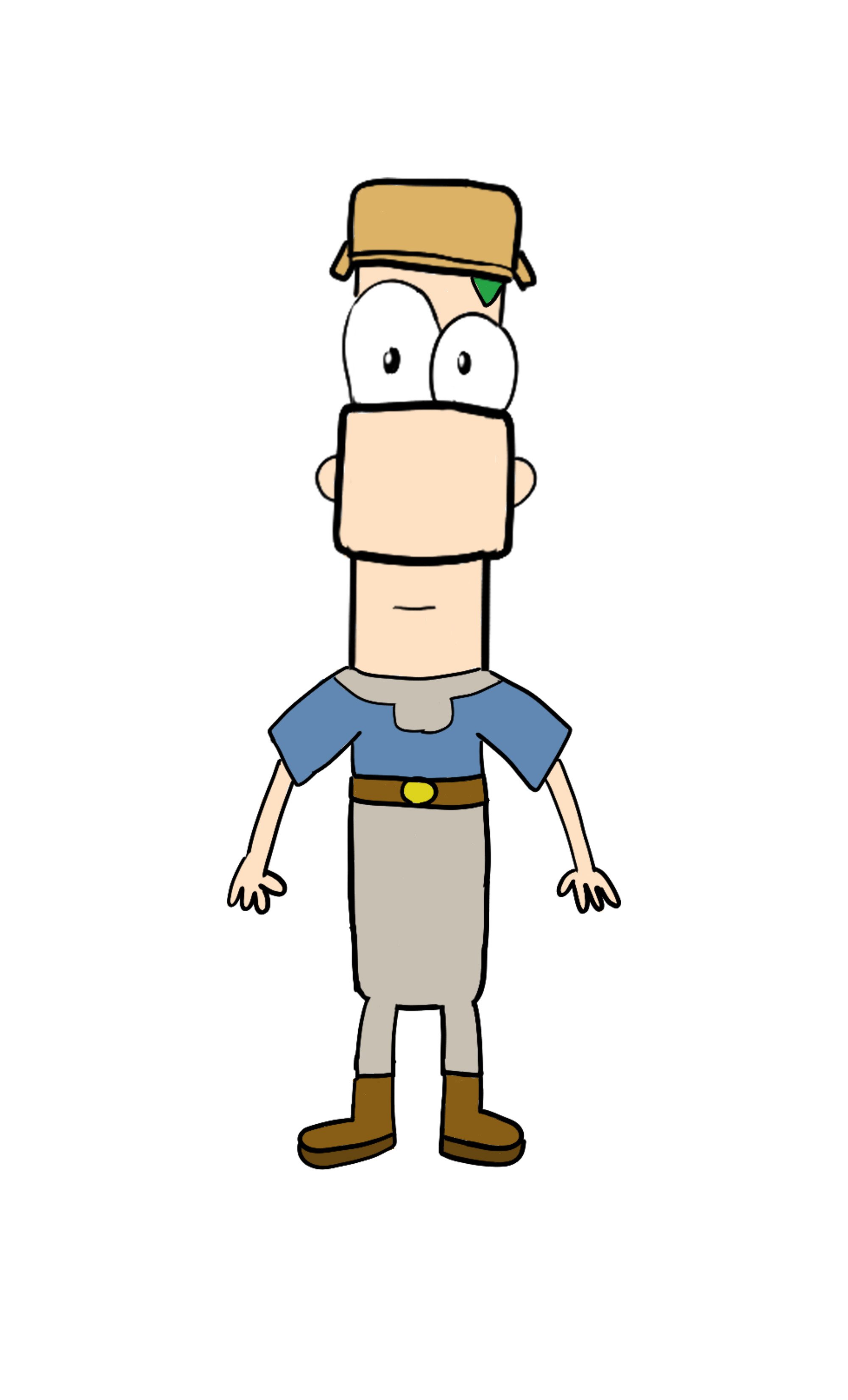 Another character design project where we had to interpret characters into another genre. I chose Phineas and Ferb and put them into medieval fantasy, particularly inspired by Fire Emblem.