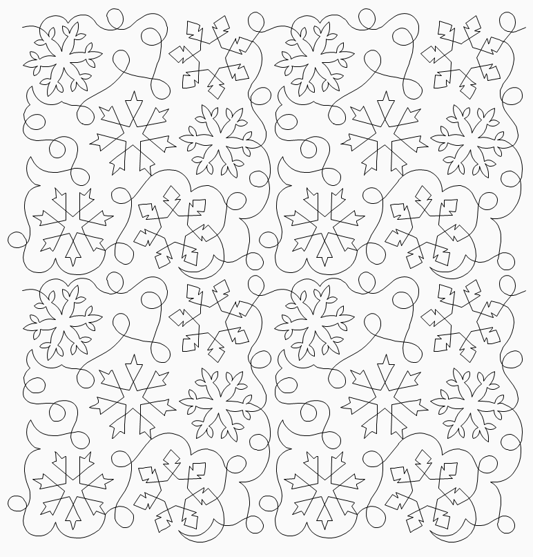 Deb's Snowflake Meander