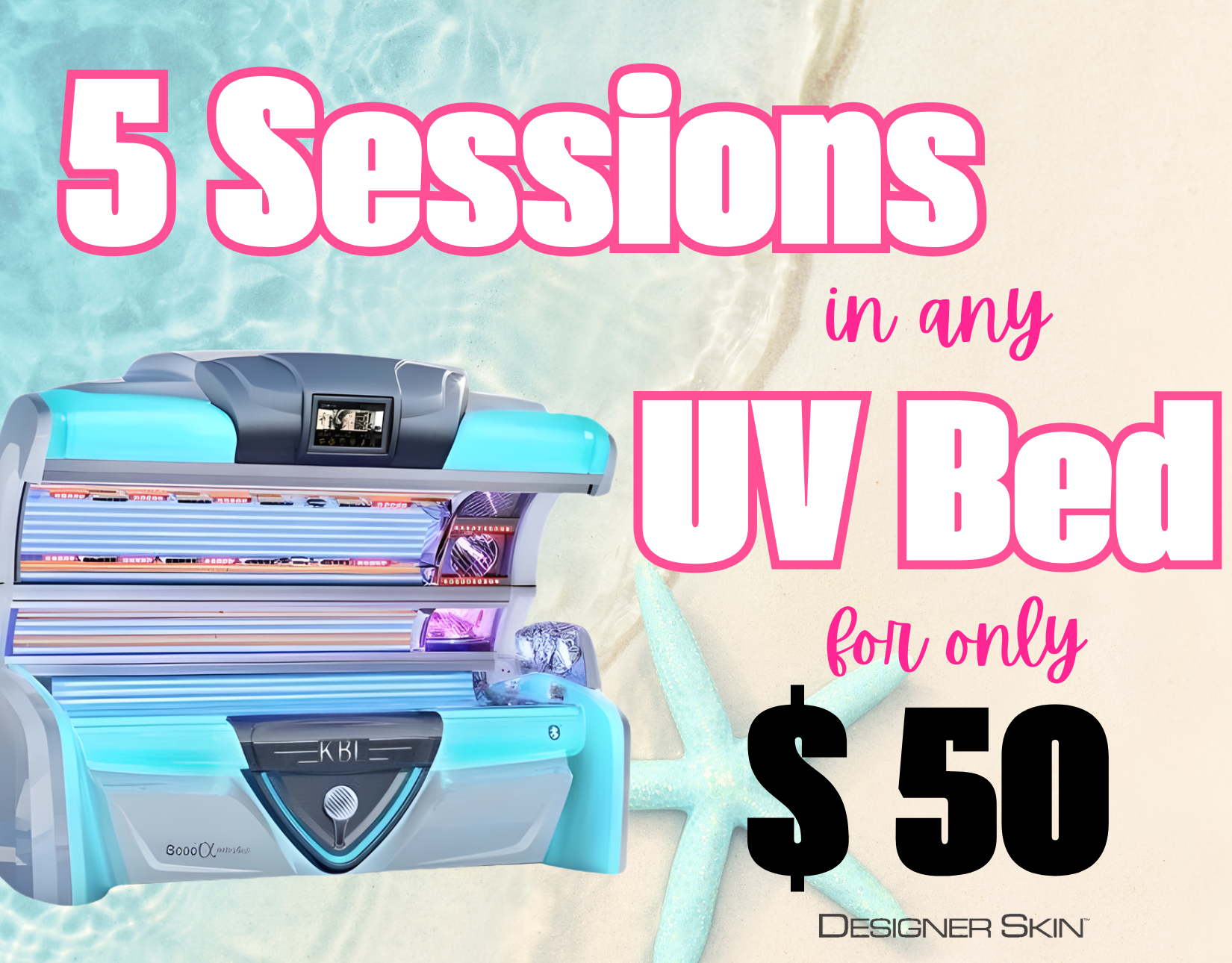 5 Sessions for $50